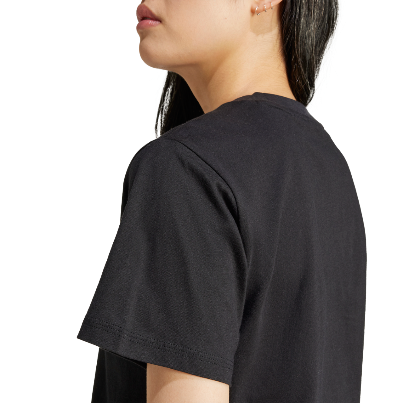 adidas Essentials Small Logo Cotton T-Shirt Image 4 of 6. Tap to open photo gallery.