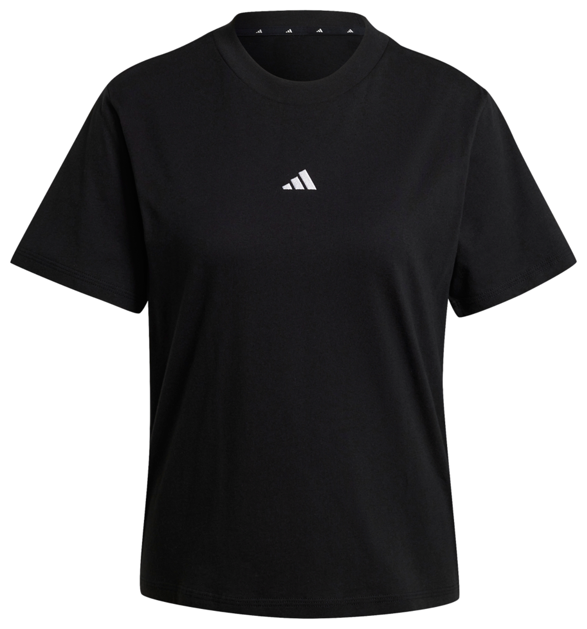 adidas Essentials Small Logo Cotton T-Shirt Image 6 of 6. Tap to open photo gallery.