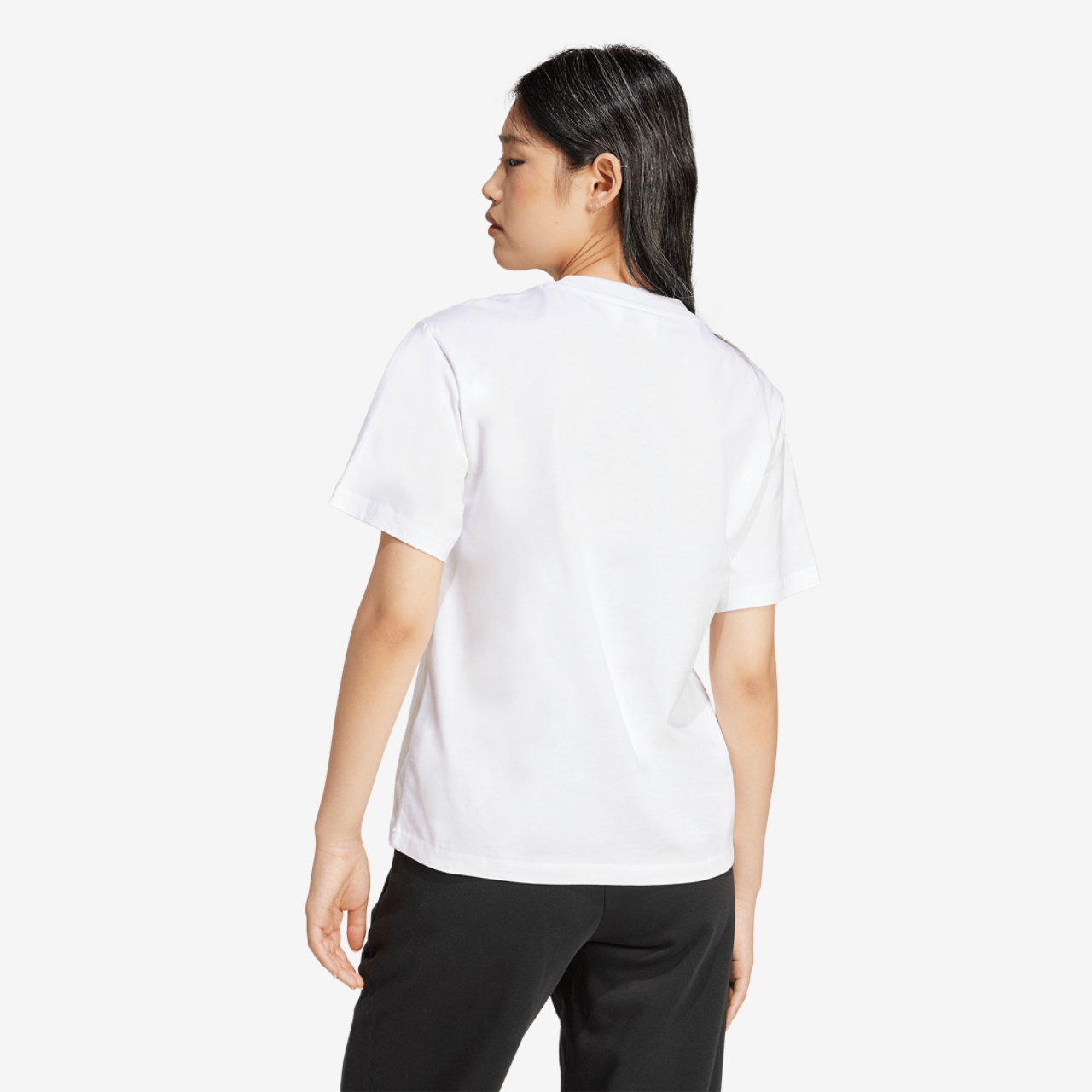 adidas Essentials Small Logo Cotton T-Shirt Image 2 of 6. Tap to open photo gallery.