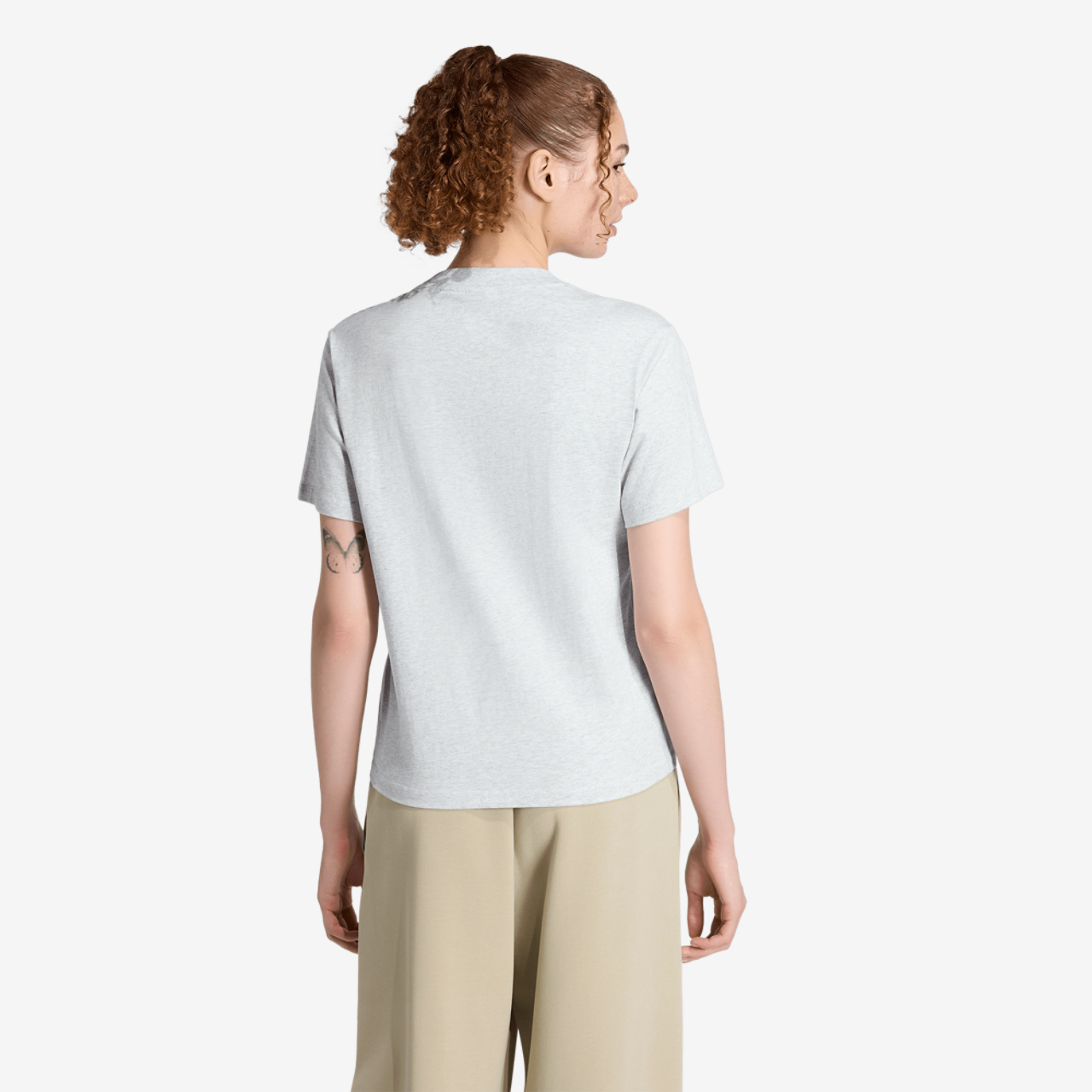 adidas Essentials Small Logo Cotton T-Shirt Image 2 of 6. Tap to open photo gallery.
