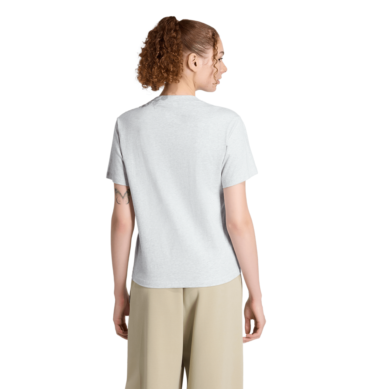adidas Essentials Small Logo Cotton T-Shirt Image 2 of 6. Tap to open photo gallery.