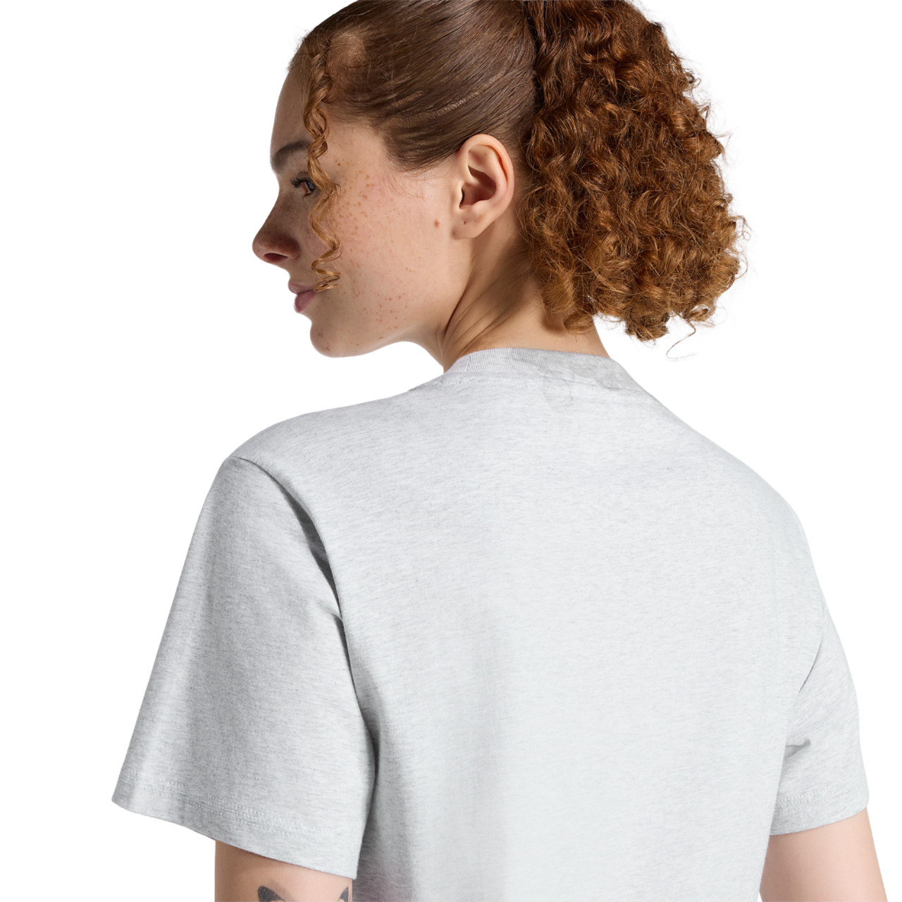adidas Essentials Small Logo Cotton T-Shirt Image 4 of 6. Tap to open photo gallery.