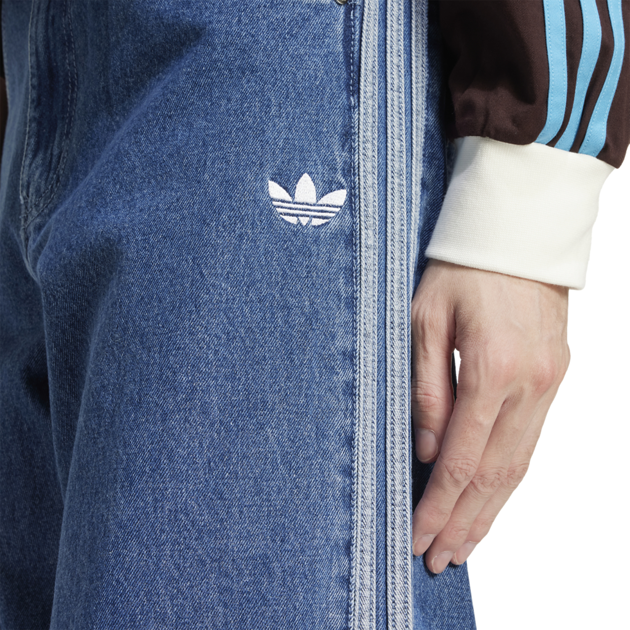adidas Originals adicolor Denim Firebird Pants | Champs Sports