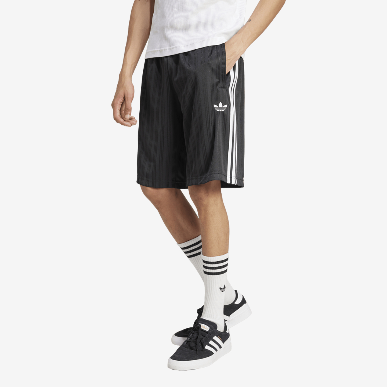 adidas Originals Polyester Shorts Image 1 of 5. Tap to open photo gallery.