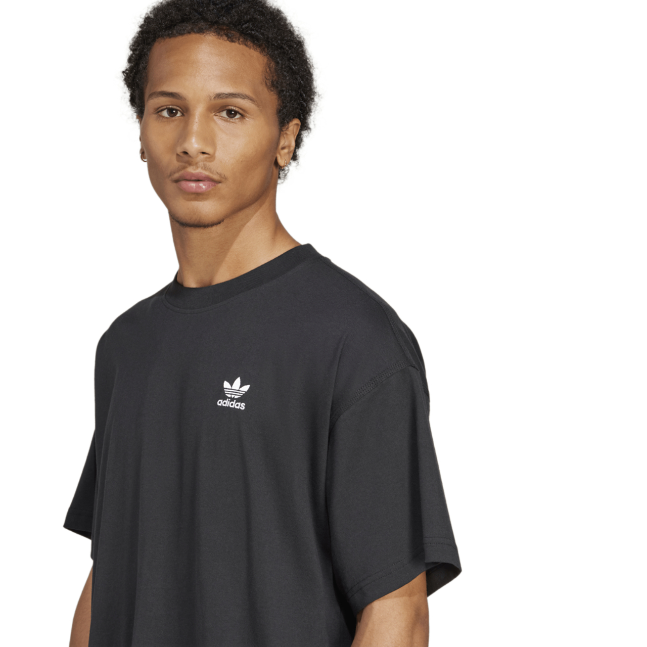 adidas Trefoil Essentials OS T-Shirt Image 3 of 5. Tap to open photo gallery.