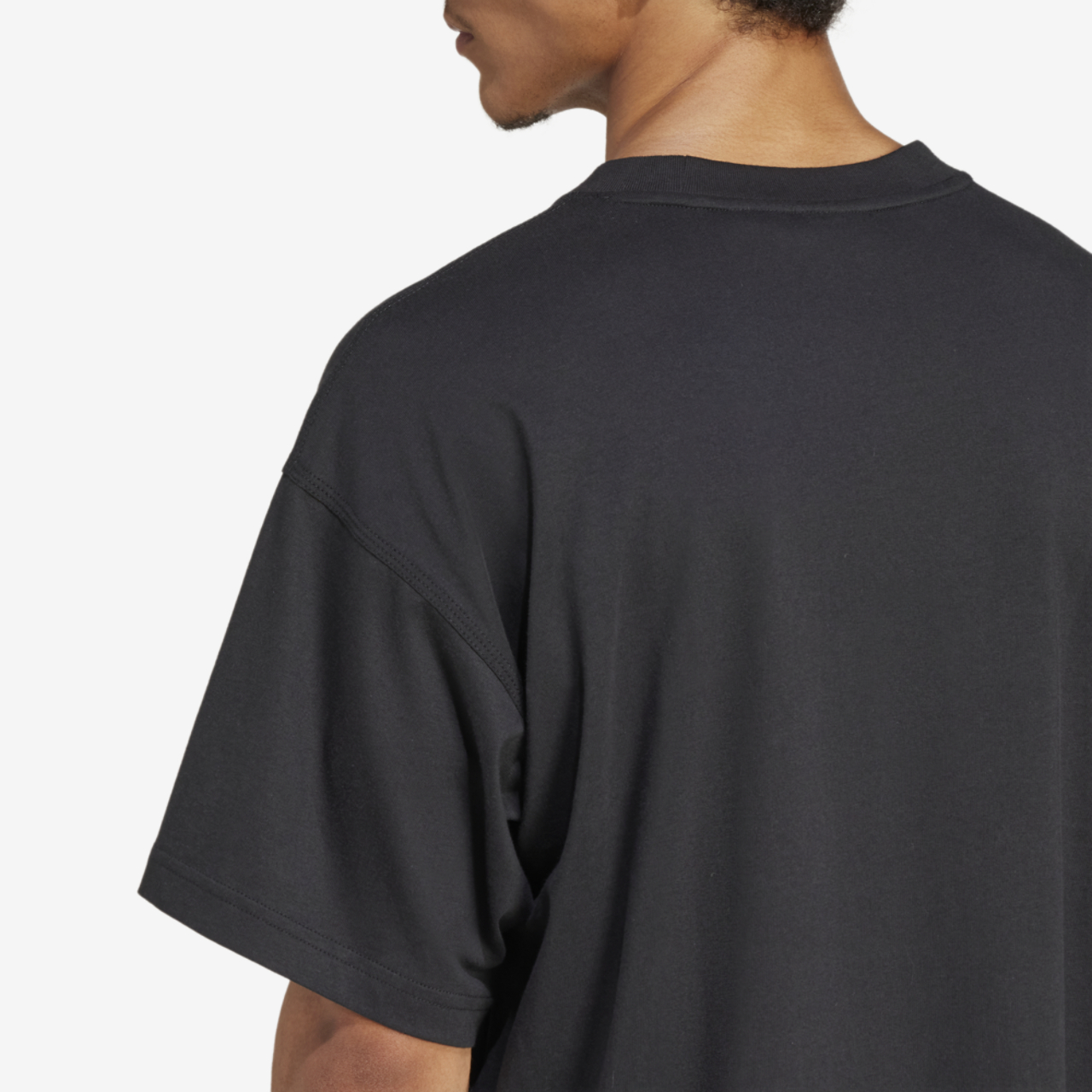 adidas Trefoil Essentials OS T-Shirt Image 4 of 5. Tap to open photo gallery.