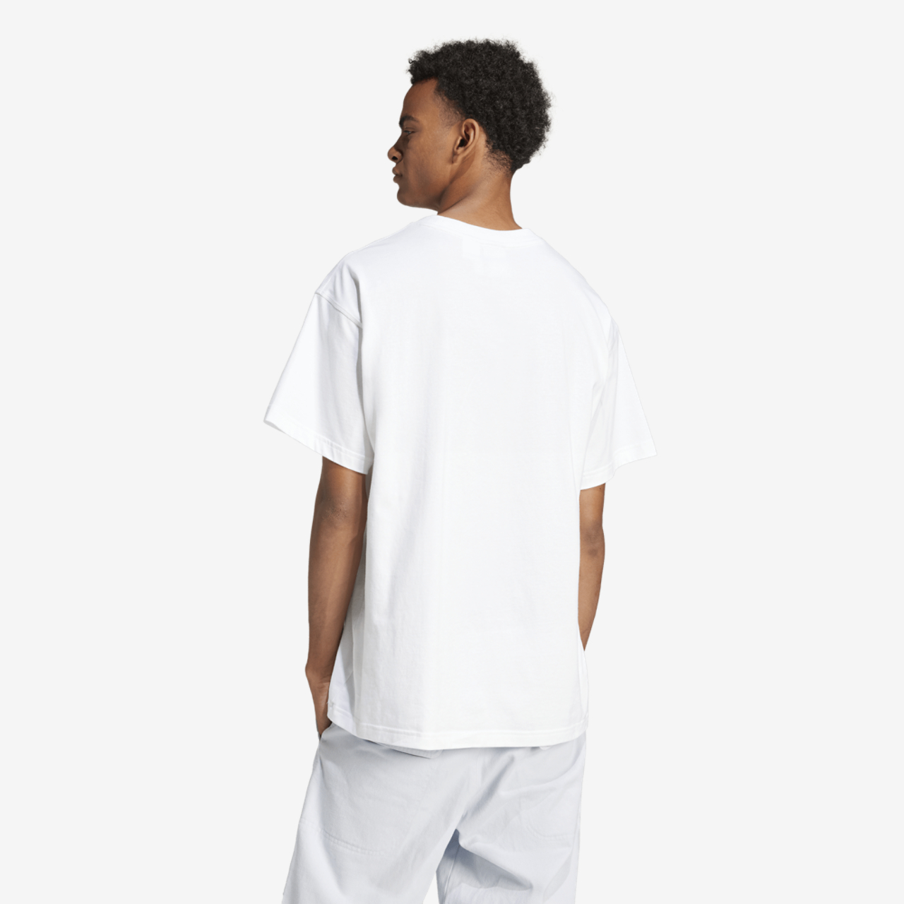 adidas Trefoil Essentials OS T-Shirt Image 2 of 5. Tap to open photo gallery.