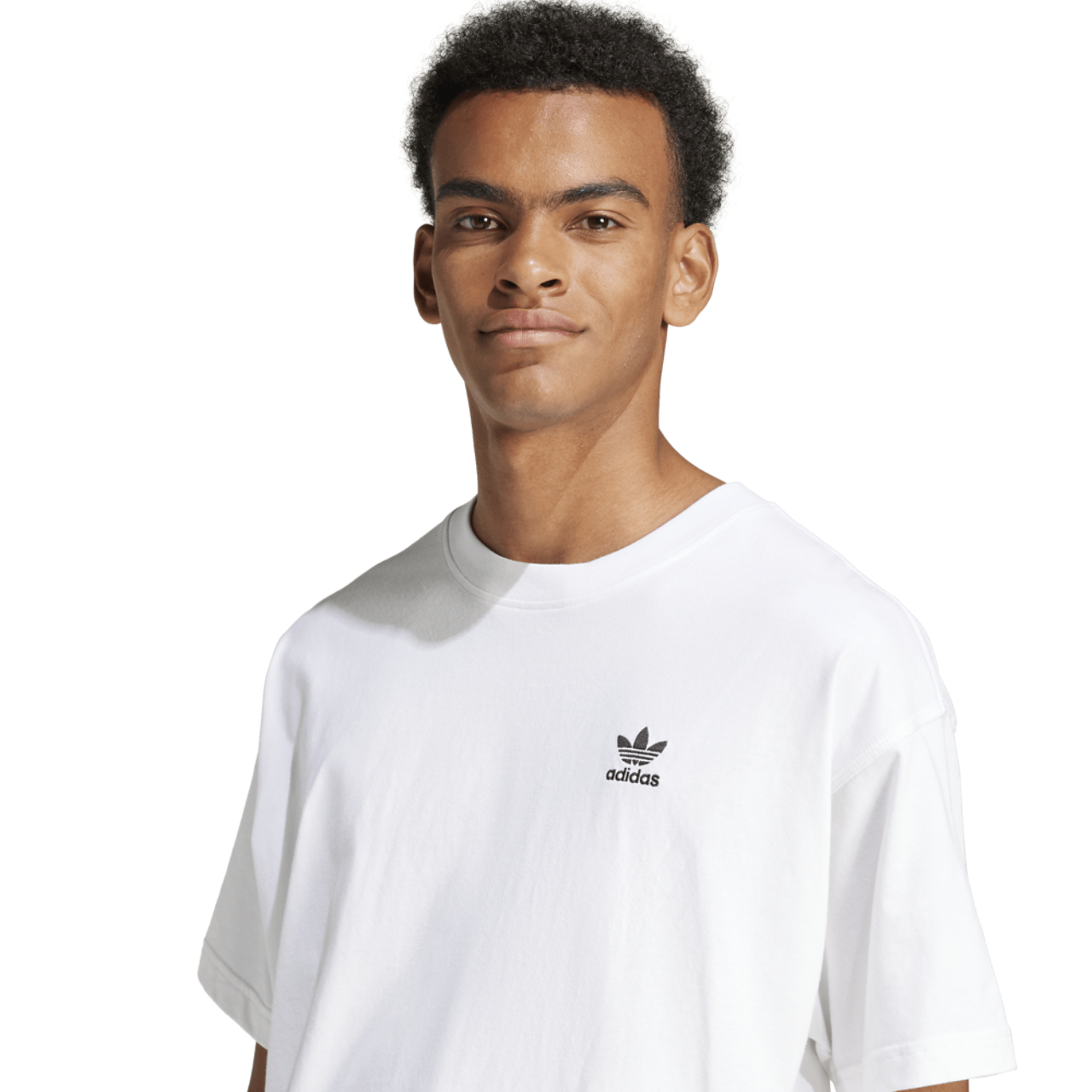adidas Trefoil Essentials OS T-Shirt Image 3 of 5. Tap to open photo gallery.