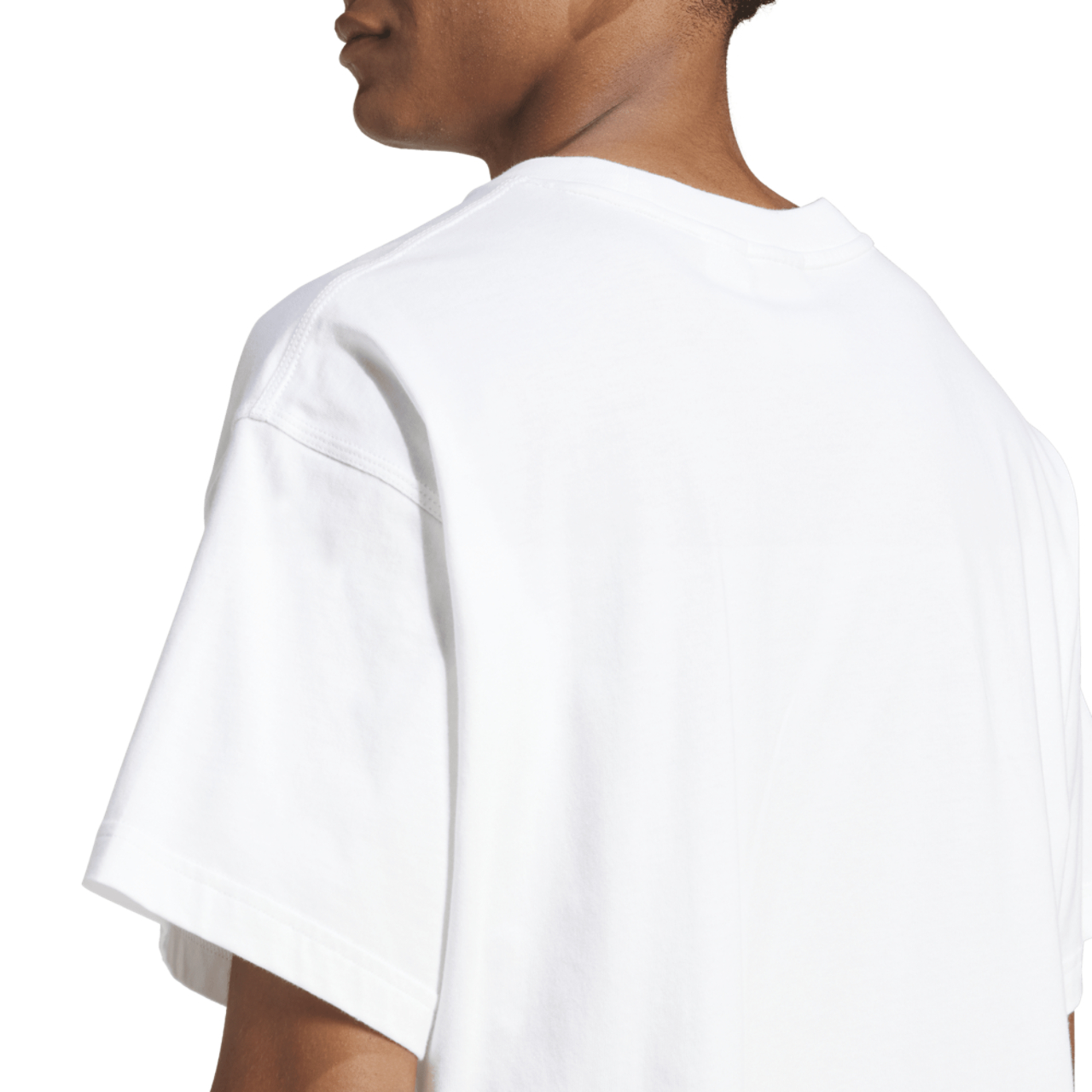 adidas Trefoil Essentials OS T-Shirt Image 4 of 5. Tap to open photo gallery.