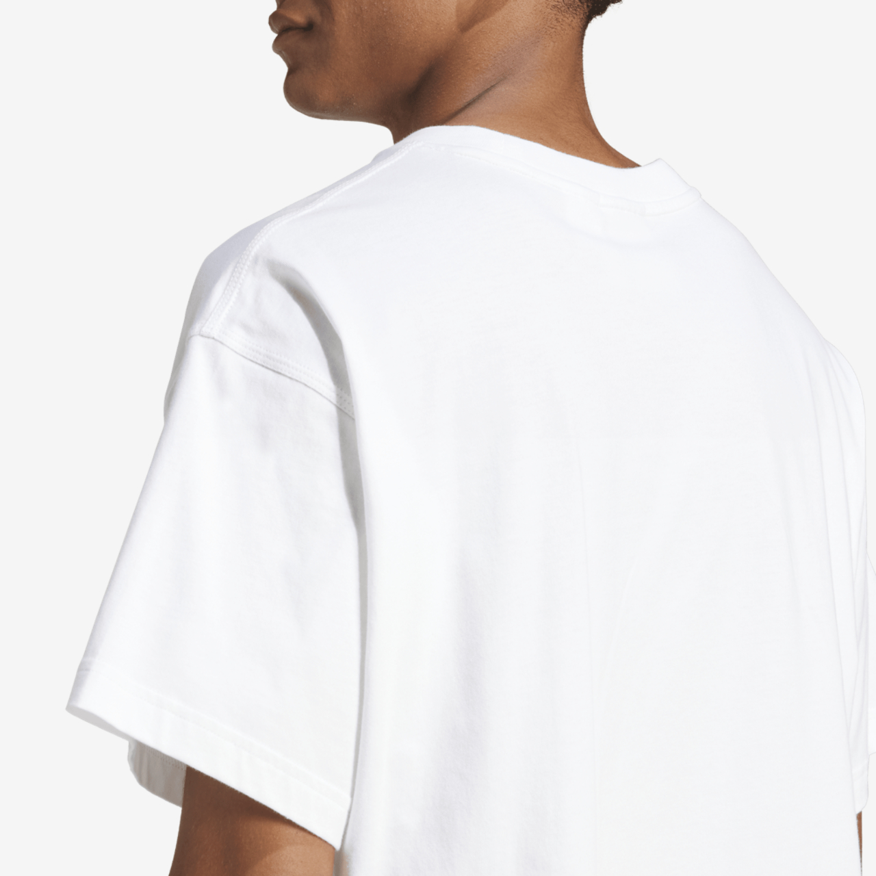 adidas Trefoil Essentials OS T-Shirt Image 4 of 5. Tap to open photo gallery.