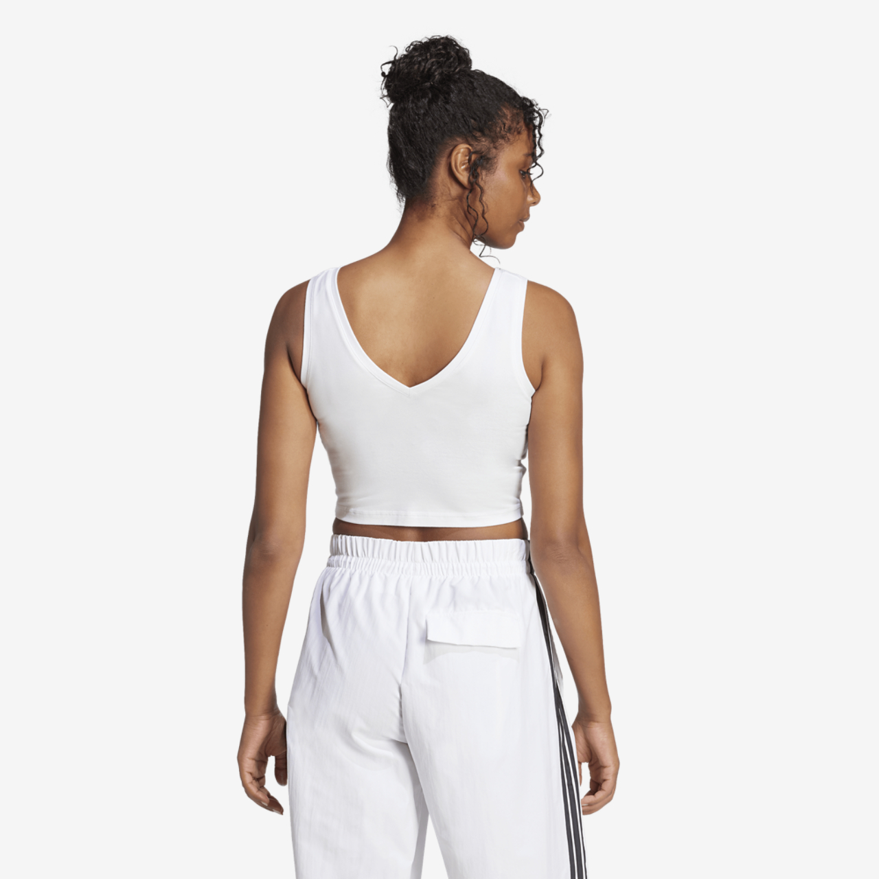 adidas Essentials Small Logo Cotton Lifestyle Tank Top Image 2 of 4. Tap to open photo gallery.