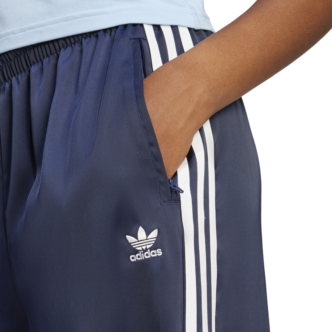 adidas Originals Satin Wide Leg Track Pants Foot Locker