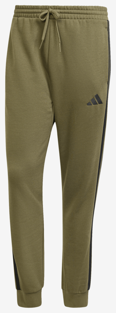 adidas Essentials 3-Stripes Fleece Joggers Image 6 of 6. Tap to open photo gallery.
