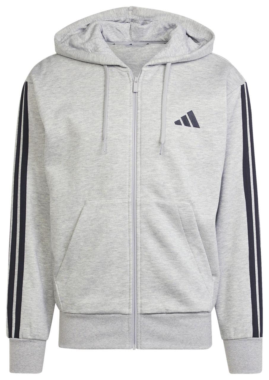 adidas Essentials 3-Stripes Fleece Hoodie Image 6 of 6. Tap to open photo gallery.