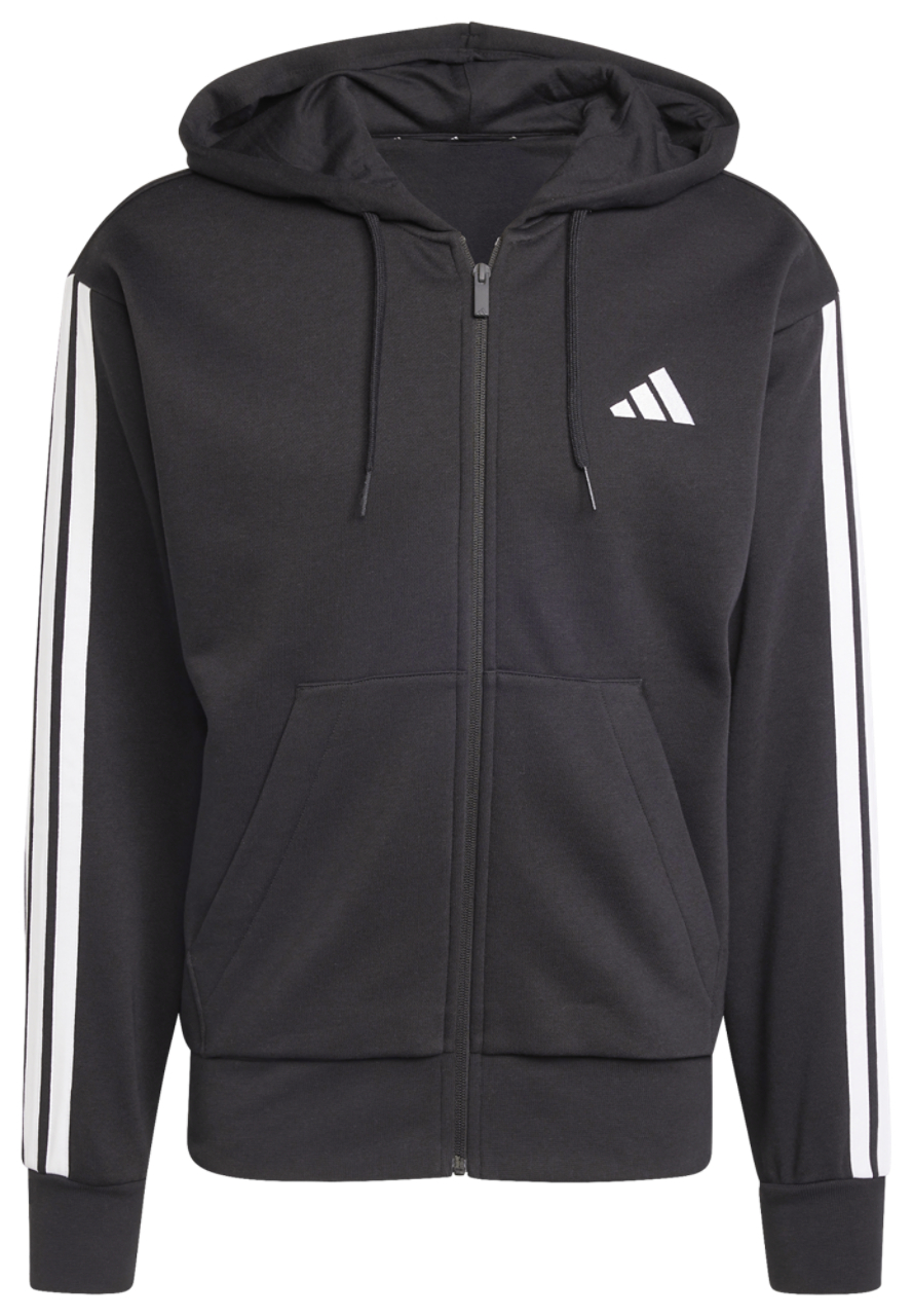 adidas Essentials 3-Stripes Fleece Hoodie Image 5 of 5. Tap to open photo gallery.