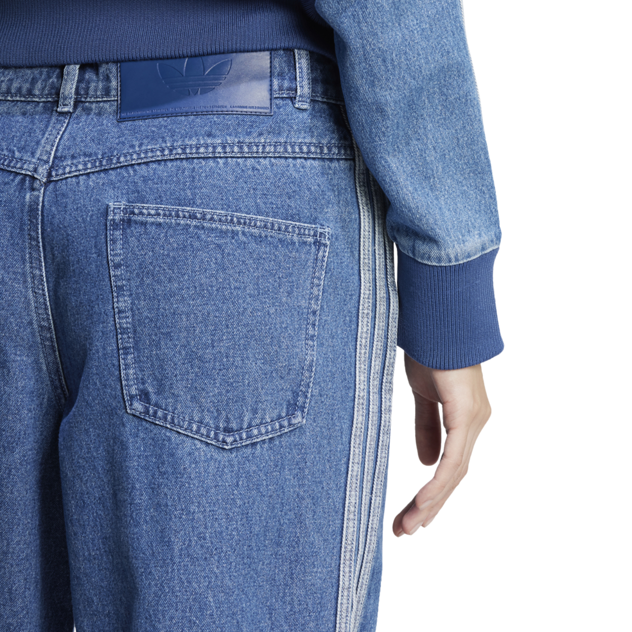 adidas Originals adicolor 3-Stripes Denim Track Pants