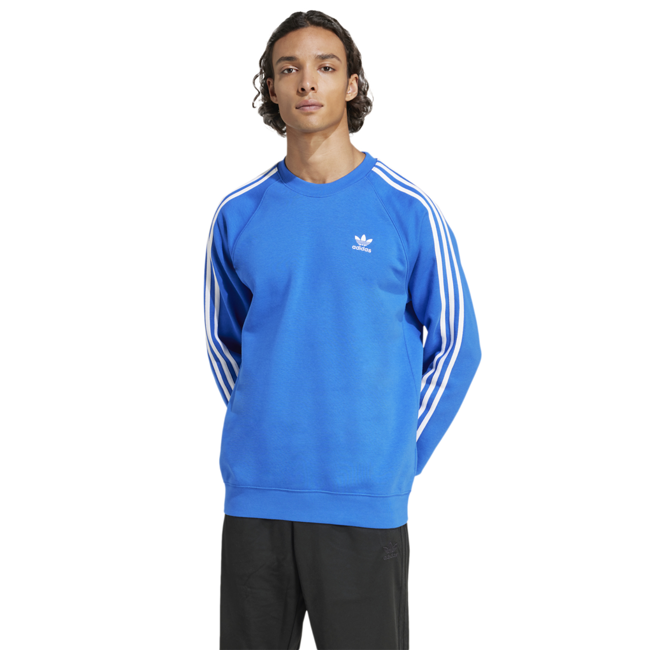 adidas Originals Stripe Fleece Crew