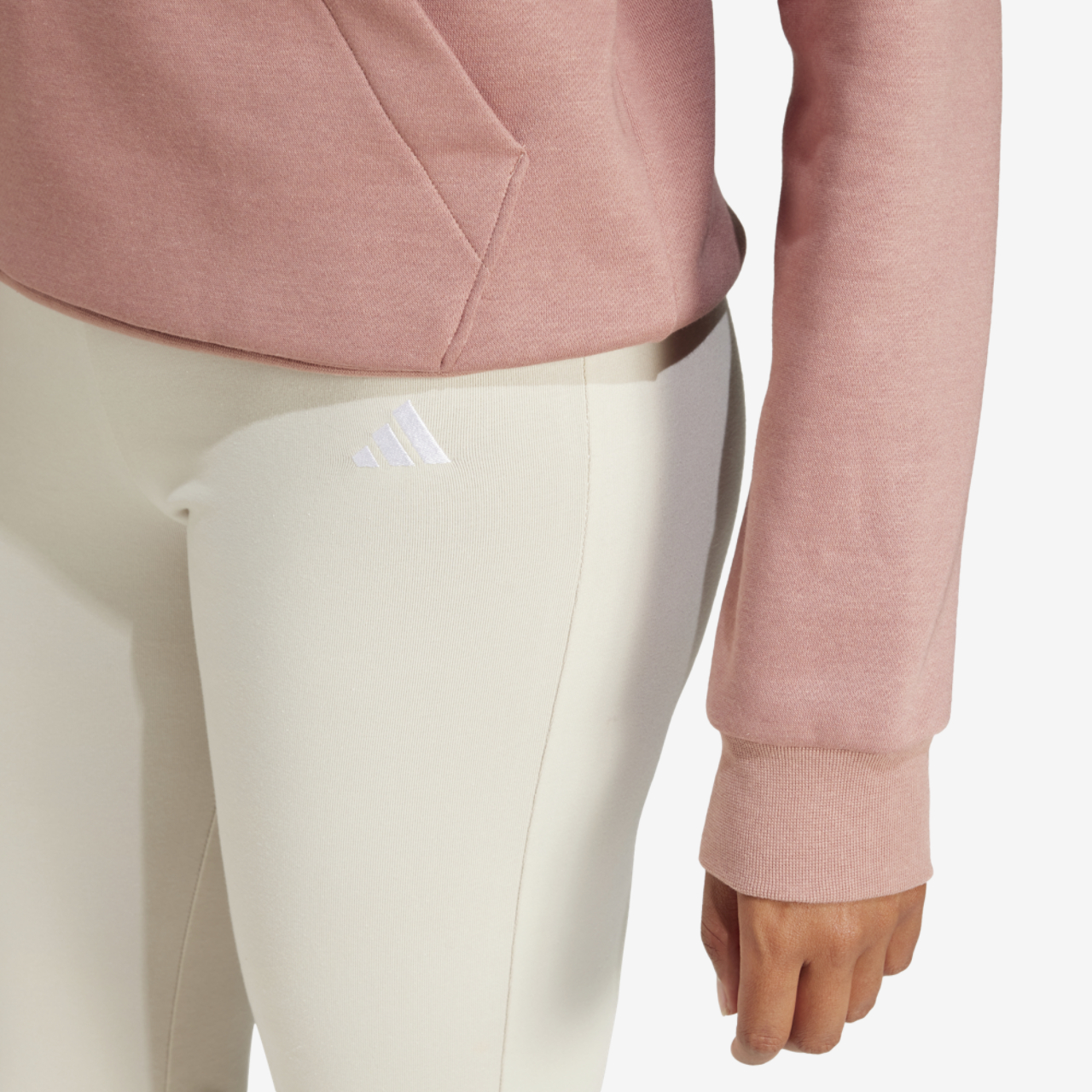 adidas Essentials Small Logo Flared Leggings Image 3 of 4. Tap to open photo gallery.