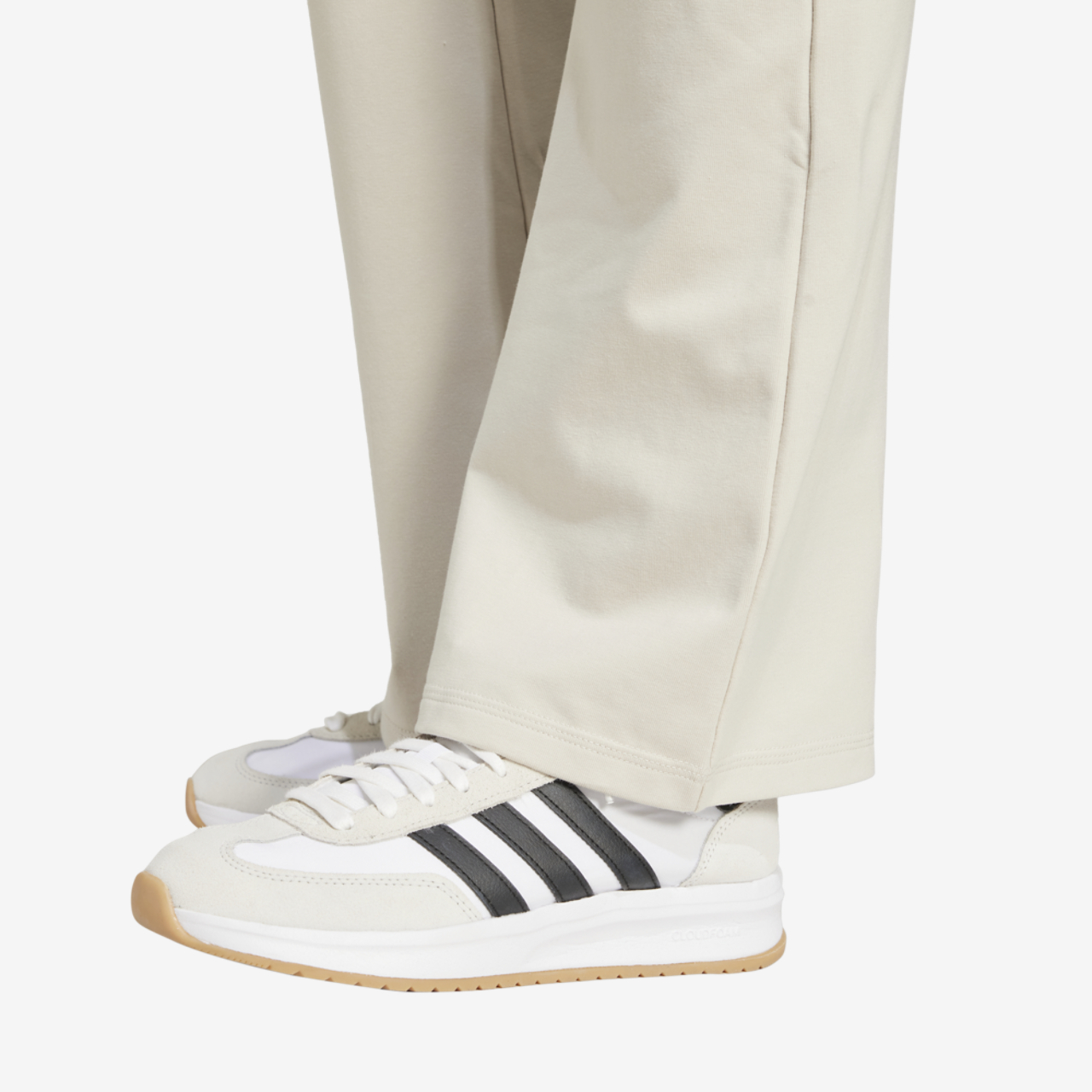 adidas Essentials Small Logo Flared Leggings Image 4 of 4. Tap to open photo gallery.