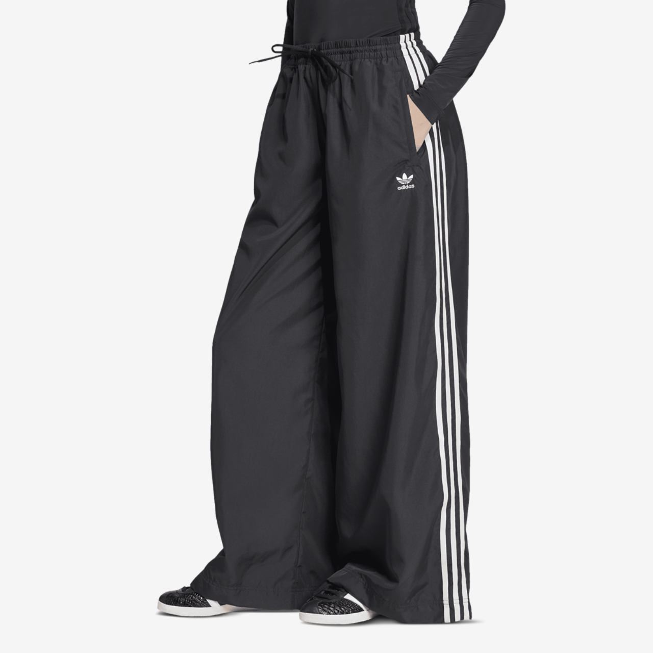 adidas Oversized Woven Track Pants Image 1 of 7. Tap to open photo gallery.