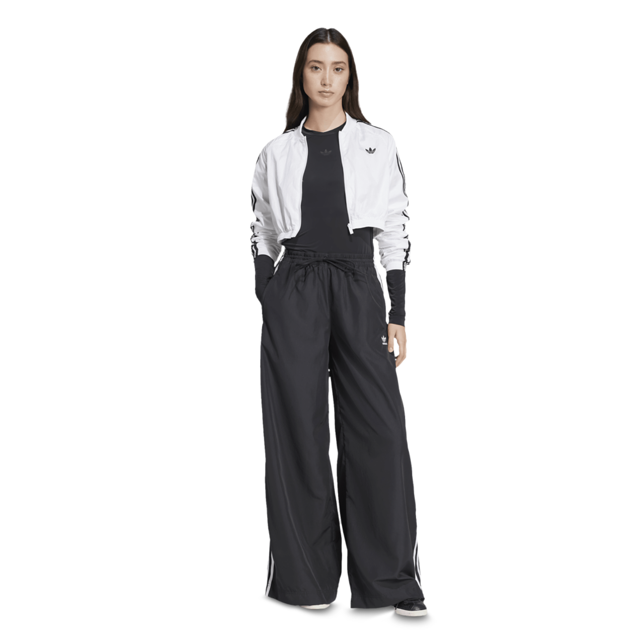 adidas Oversized Woven Track Pants Image 6 of 7. Tap to open photo gallery.
