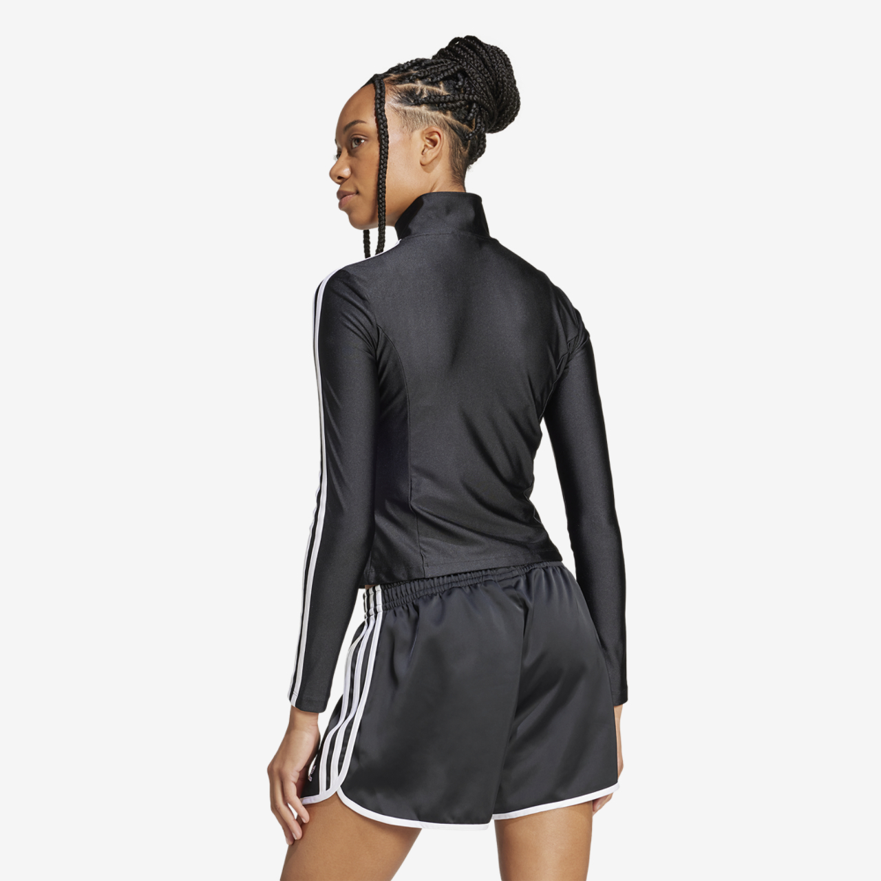 adidas 3 Stripe Slim Track Top Image 2 of 4. Tap to open photo gallery.