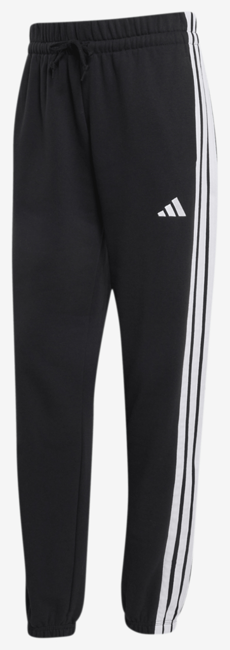 adidas Essentials 3-Stripes French Terry Cuffed Pants Image 1 of 1. Tap to open photo gallery.