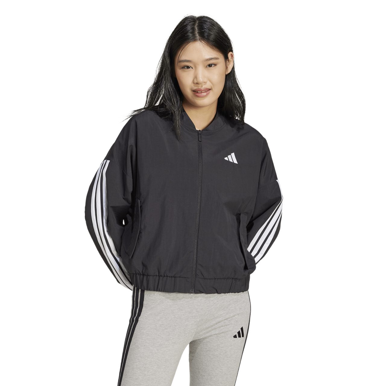 adidas Essentials 3Stripe Lifestyle Woven Bomber Jacket - Women's