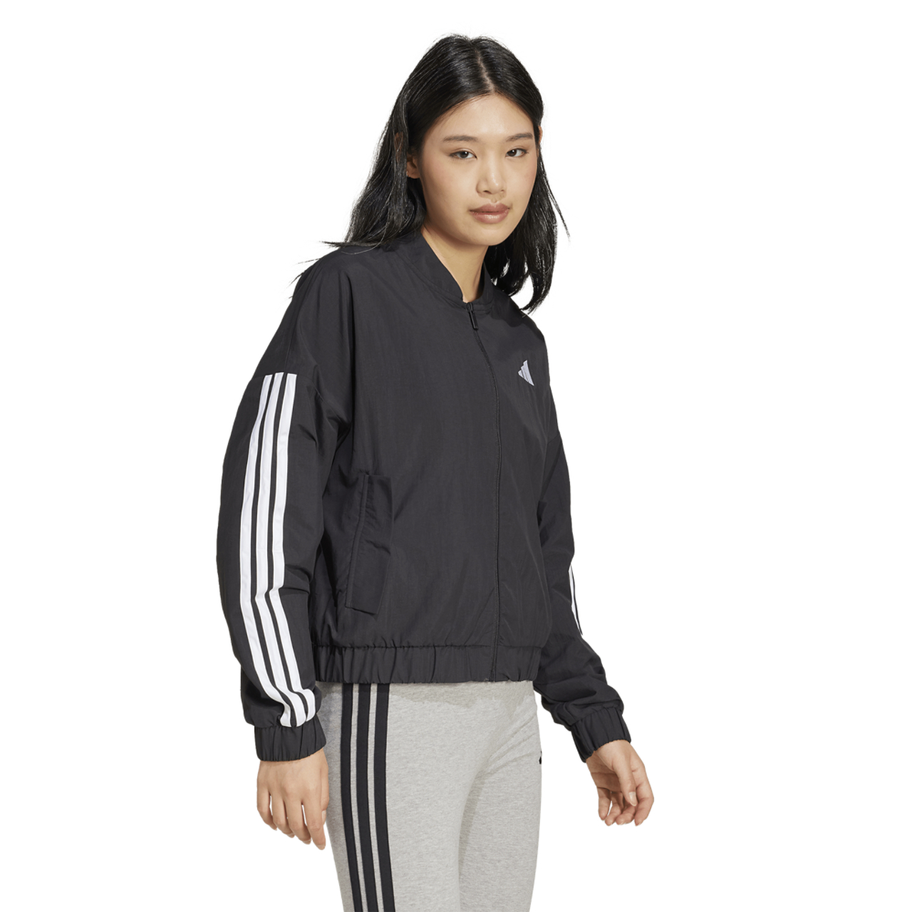 adidas Essentials 3Stripe Lifestyle Woven Bomber Jacket - Women's
