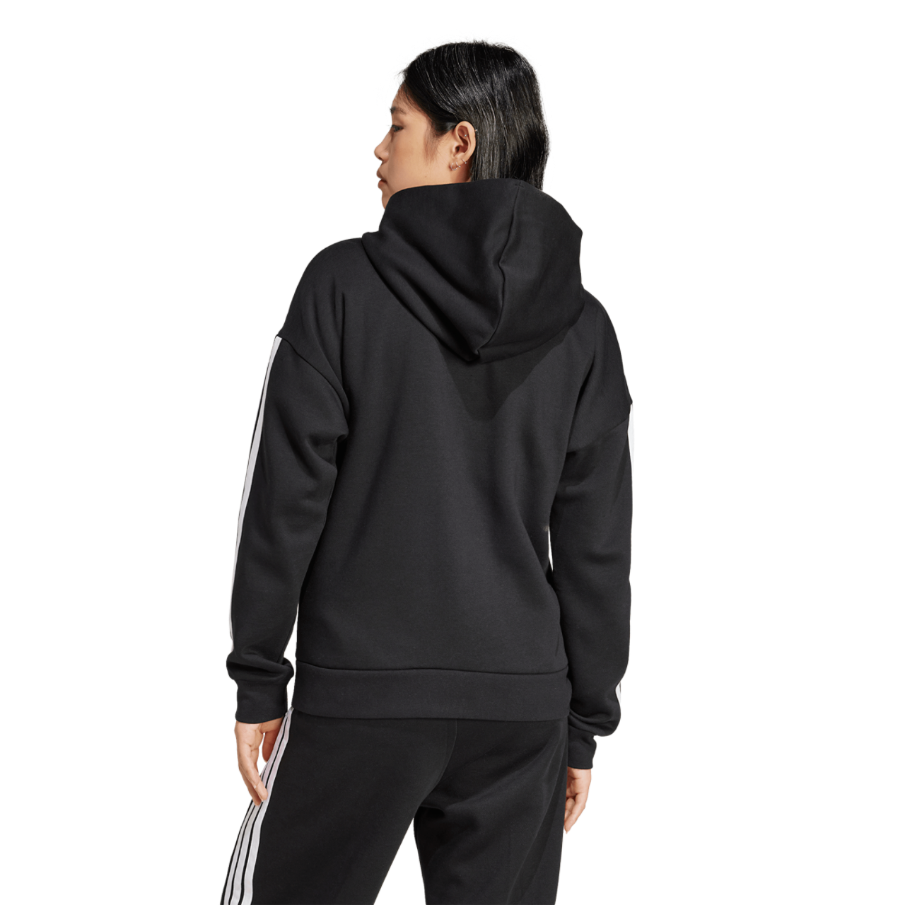 adidas Essentials 3-Stripes Full-Zip Fleece Hoodie - Women's