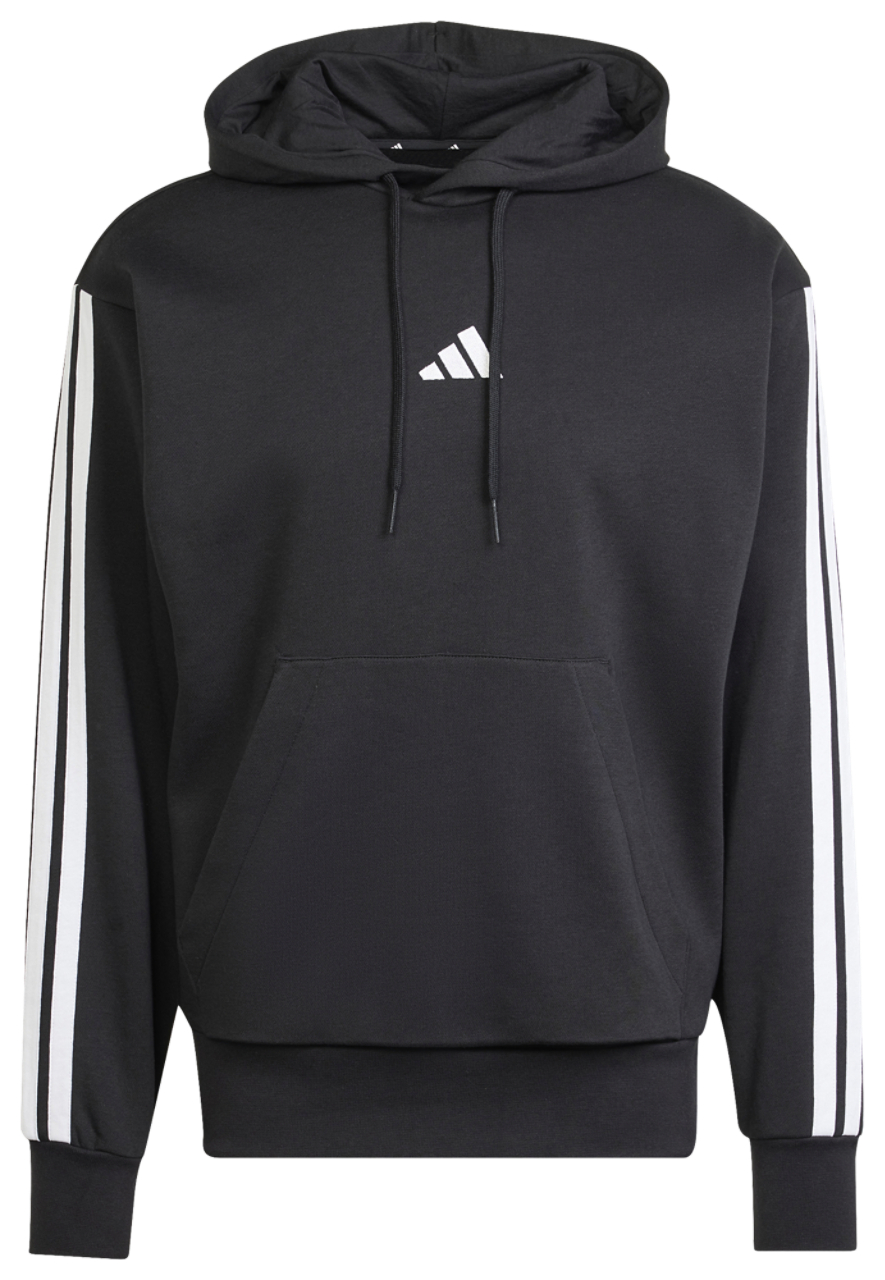 adidas Essentials 3-Stripes Fleece Hoodie Image 6 of 6. Tap to open photo gallery.