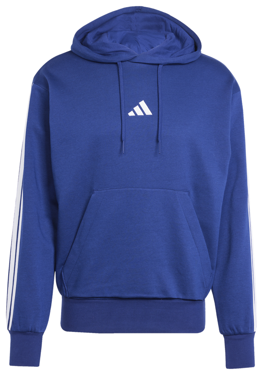 adidas Essentials 3-Stripes Fleece Hoodie Image 6 of 6. Tap to open photo gallery.