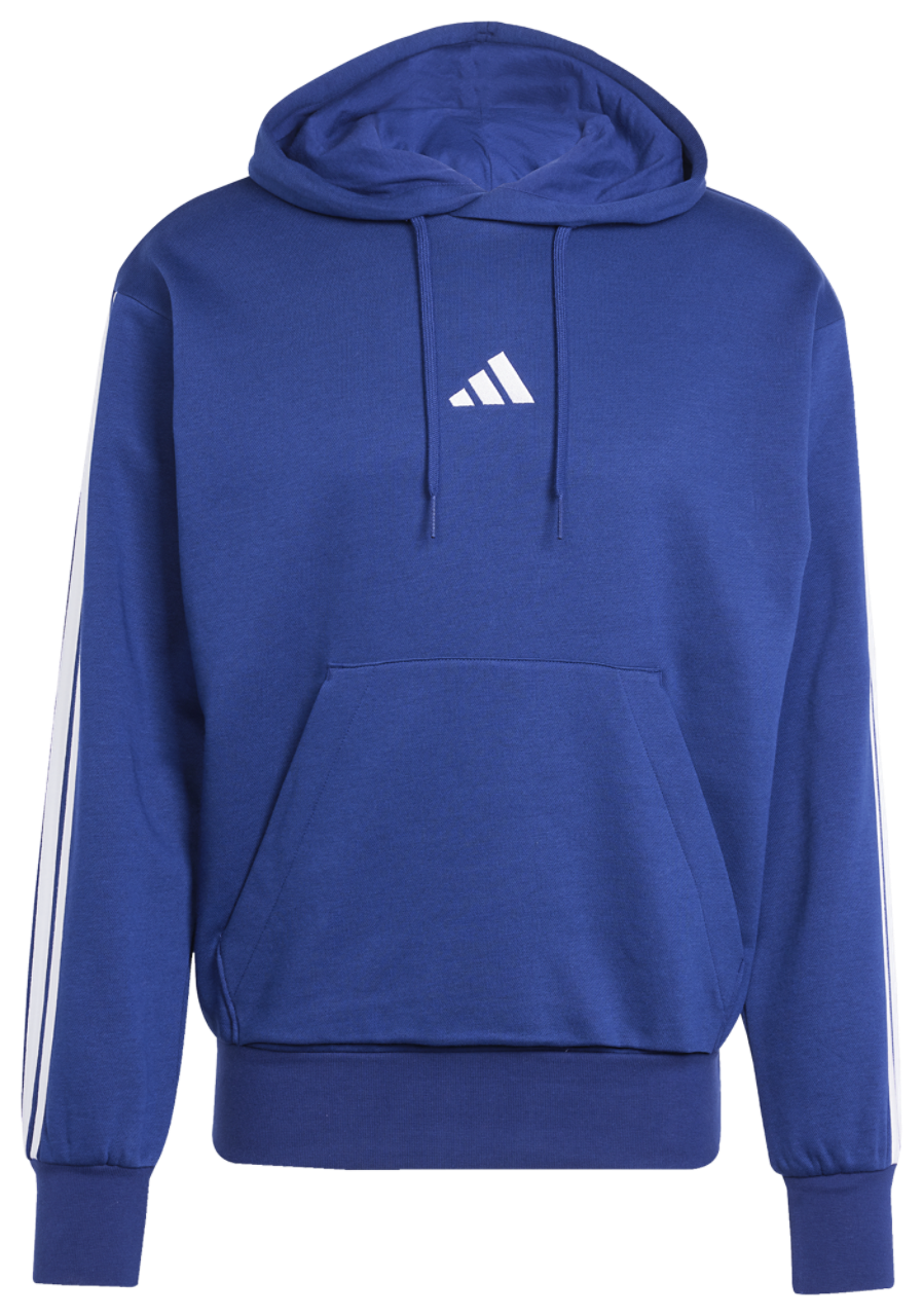 adidas Essentials 3-Stripes Fleece Hoodie Image 6 of 6. Tap to open photo gallery.