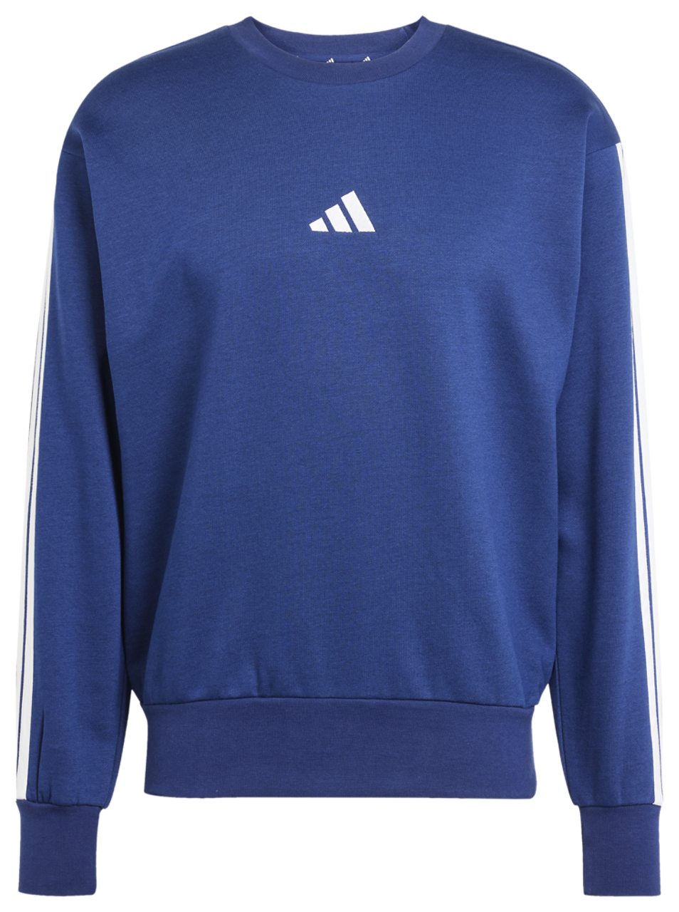 adidas Essentials 3-Stripes Fleece Sweatshirt Image 6 of 6. Tap to open photo gallery.