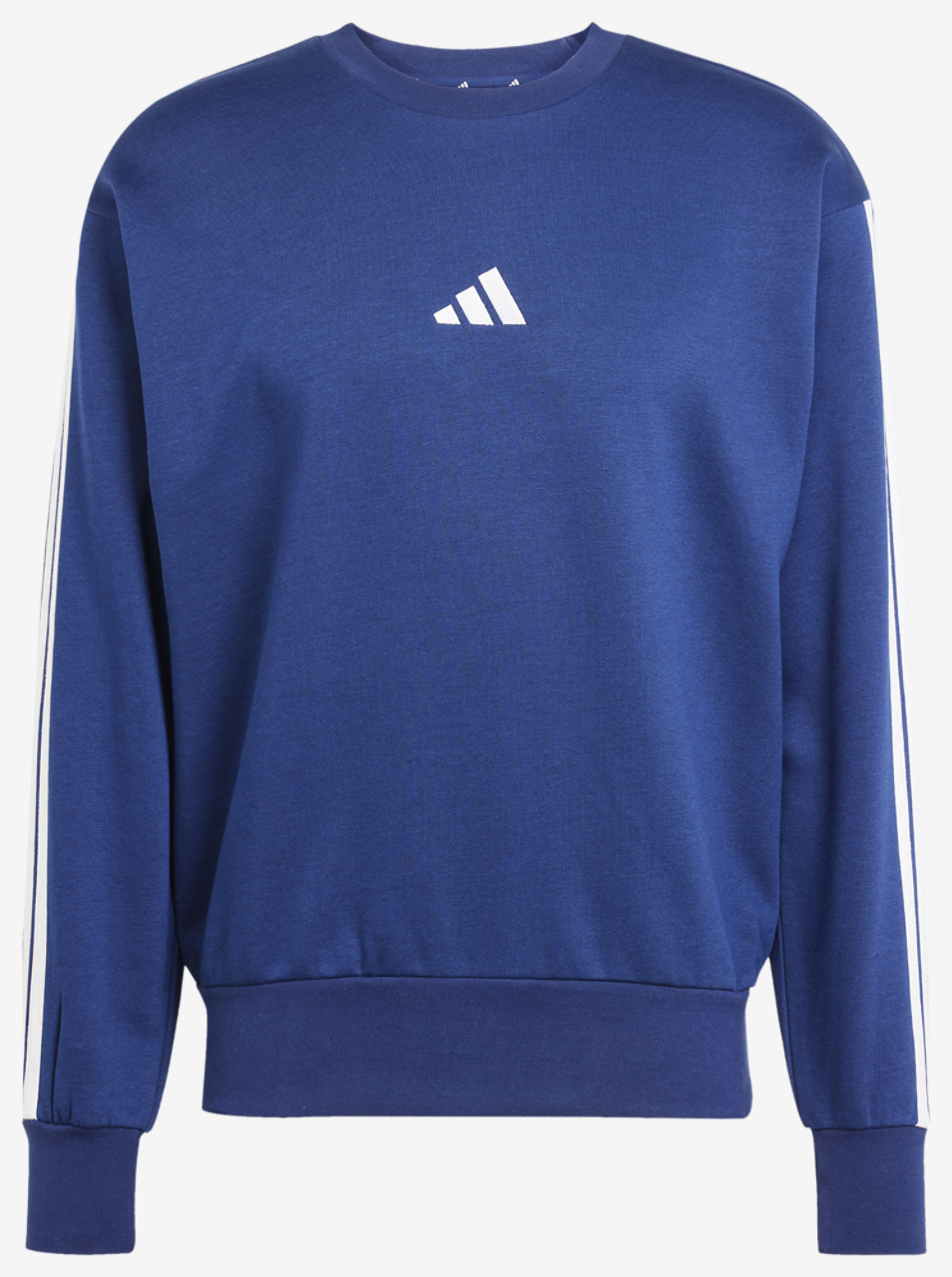 adidas Essentials 3-Stripes Fleece Sweatshirt Image 6 of 6. Tap to open photo gallery.