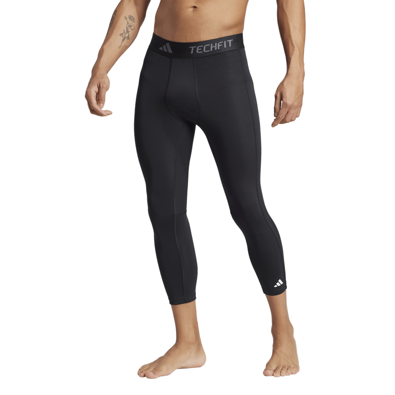 adidas TECHFIT Compression 3/4 Training Tights Image 1 of 5. Tap to open photo gallery.