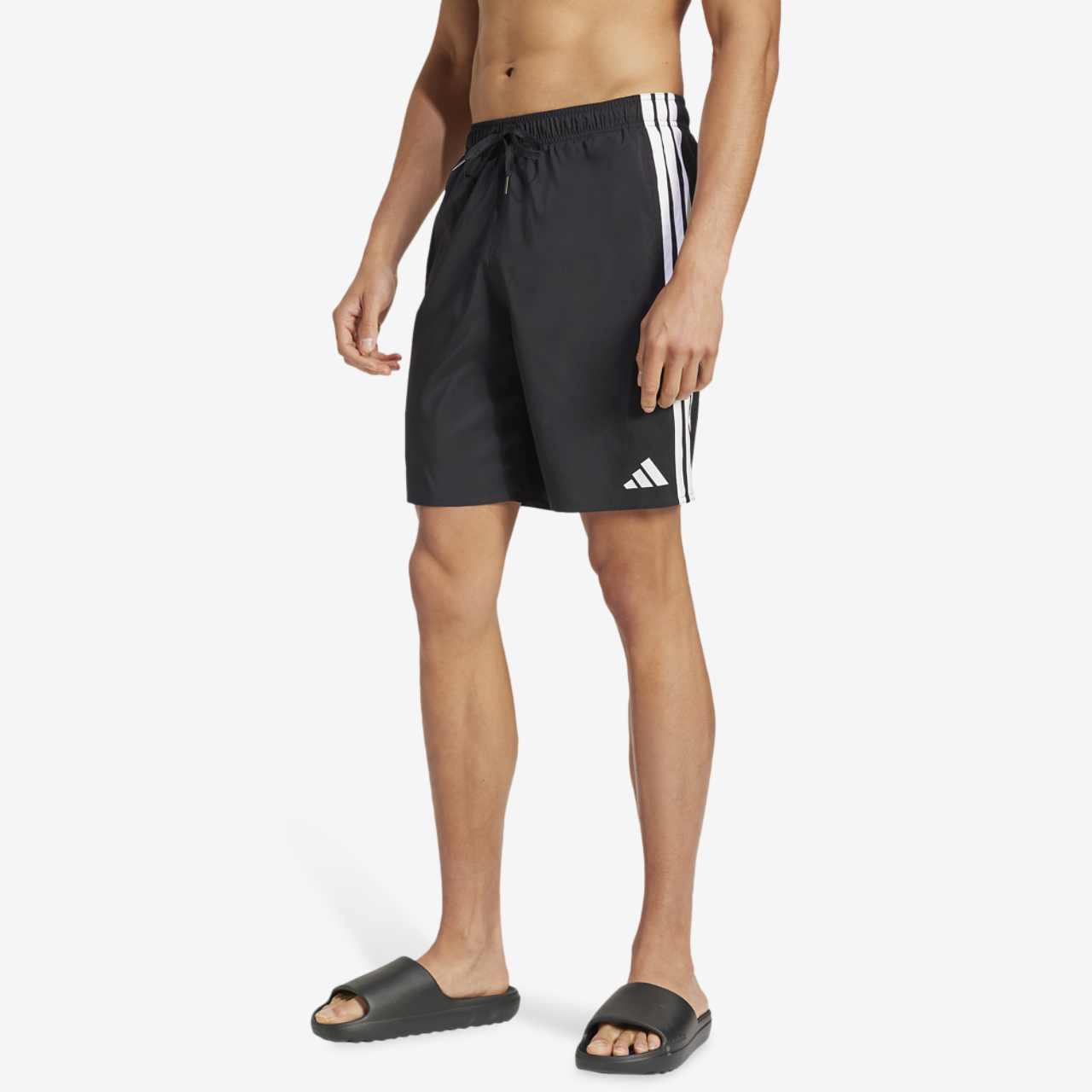 adidas Originals 3-Stripes Swimming Shorts Image 3 of 6. Tap to open photo gallery.