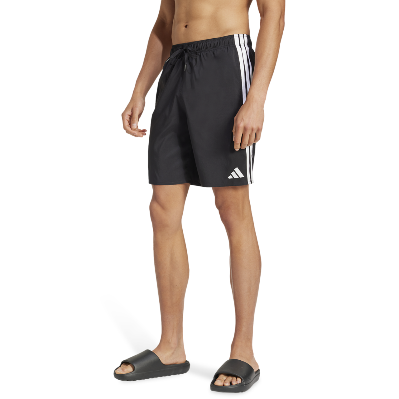 adidas Originals 3-Stripes Swimming Shorts Image 3 of 6. Tap to open photo gallery.