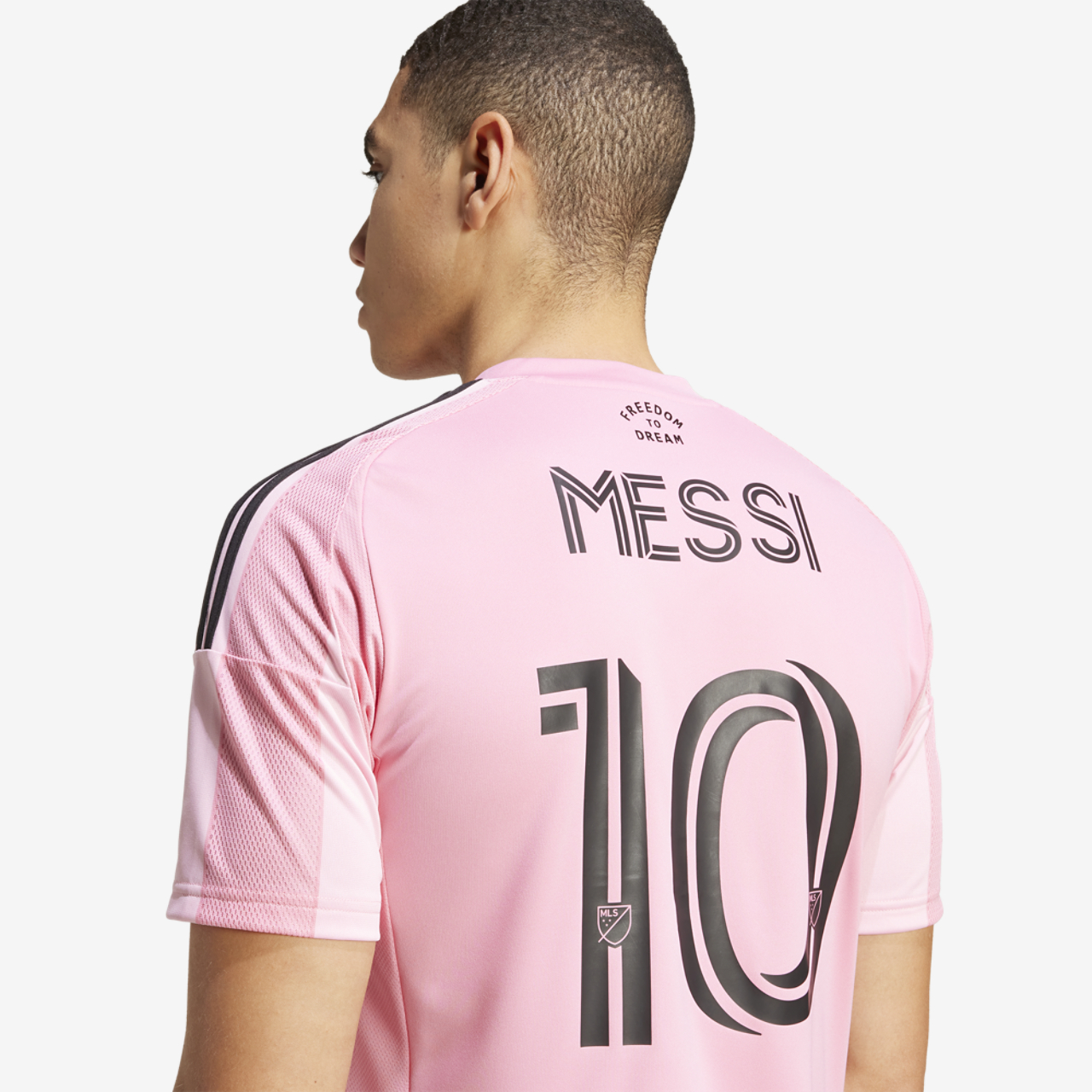 adidas Inter Miami Home Jersey Image 3 of 10. Tap to open photo gallery.