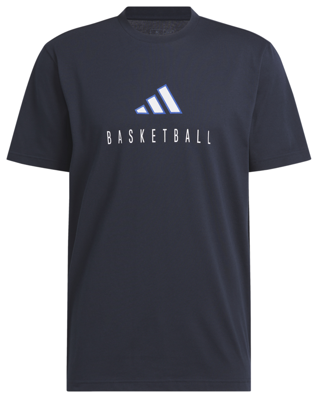 adidas Worldwide Hoops Logo Graphic Basketball T-Shirt Image 5 of 5. Tap to open photo gallery.