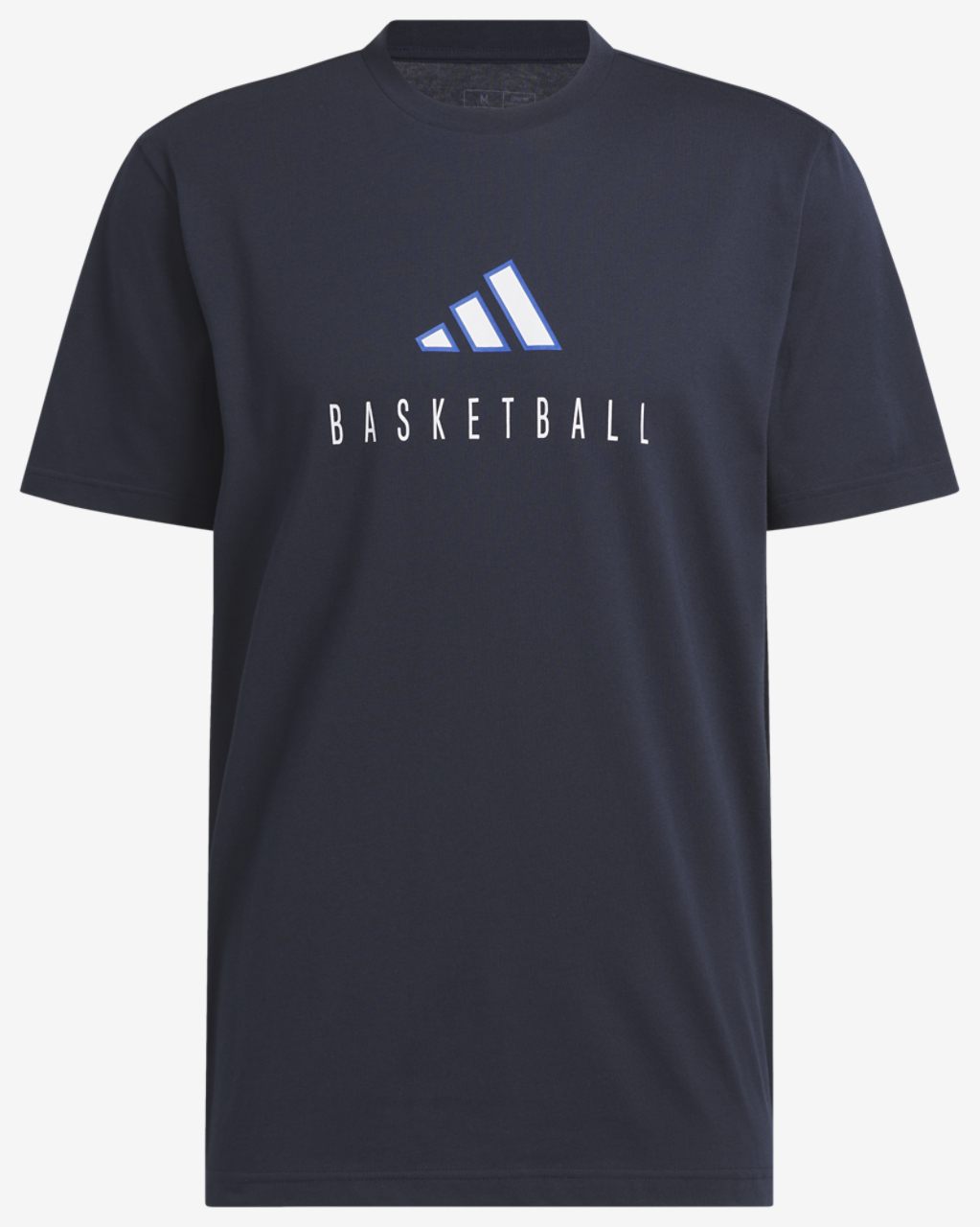 adidas Worldwide Hoops Logo Graphic Basketball T-Shirt Image 5 of 5. Tap to open photo gallery.