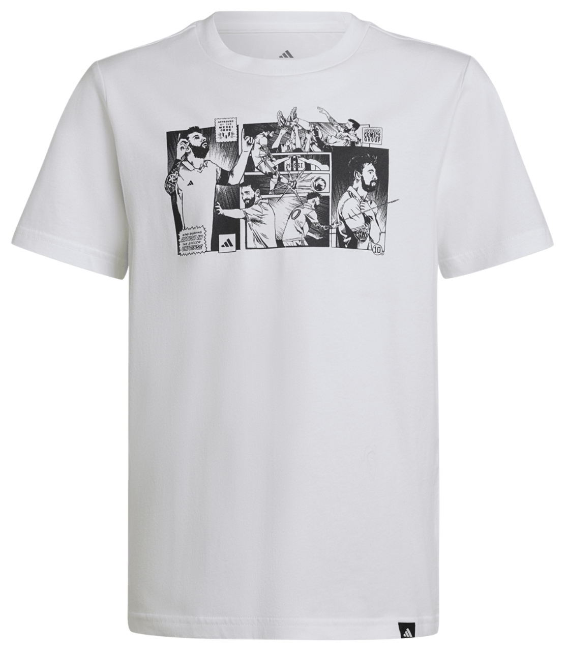 adidas Messi Comic T-Shirt Image 1 of 2. Tap to open photo gallery.