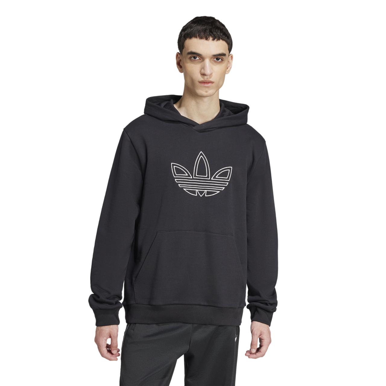 adidas Originals Outline Fleece Pullover Hoodie