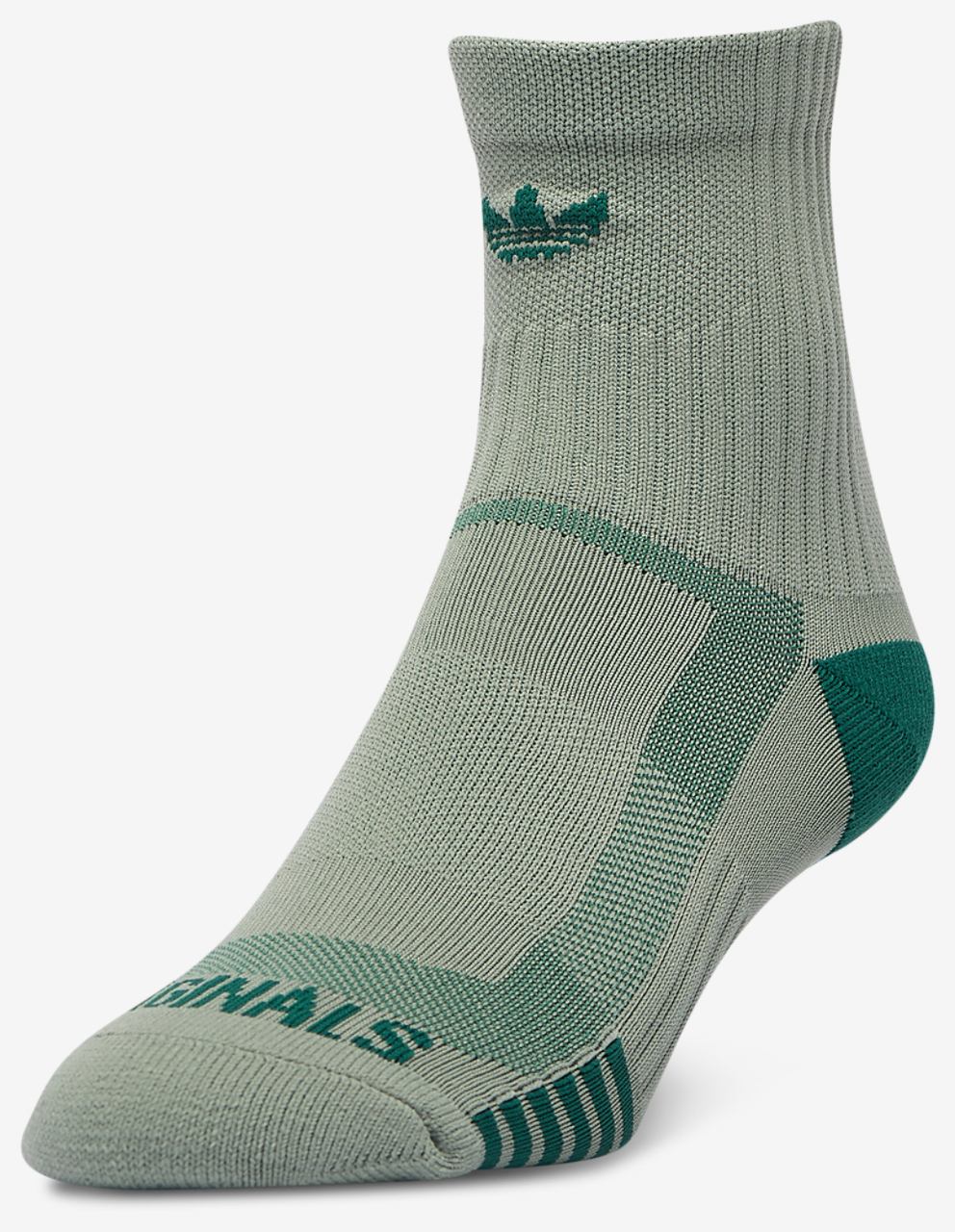 adidas Trefoil 3-Pack Tech Quarter Socks Image 2 of 4. Tap to open photo gallery.