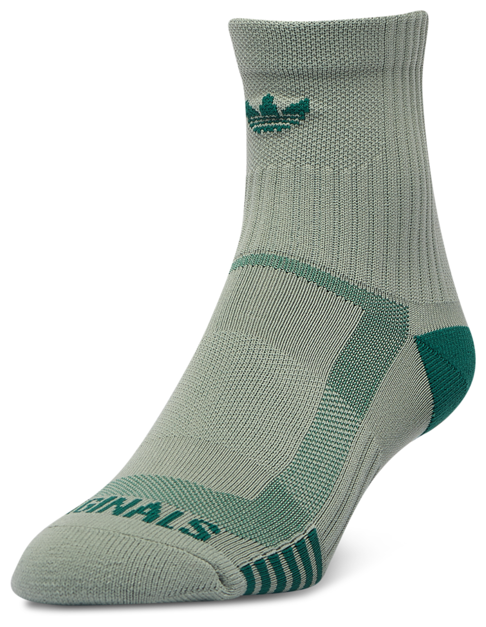 adidas Trefoil 3-Pack Tech Quarter Socks Image 2 of 4. Tap to open photo gallery.