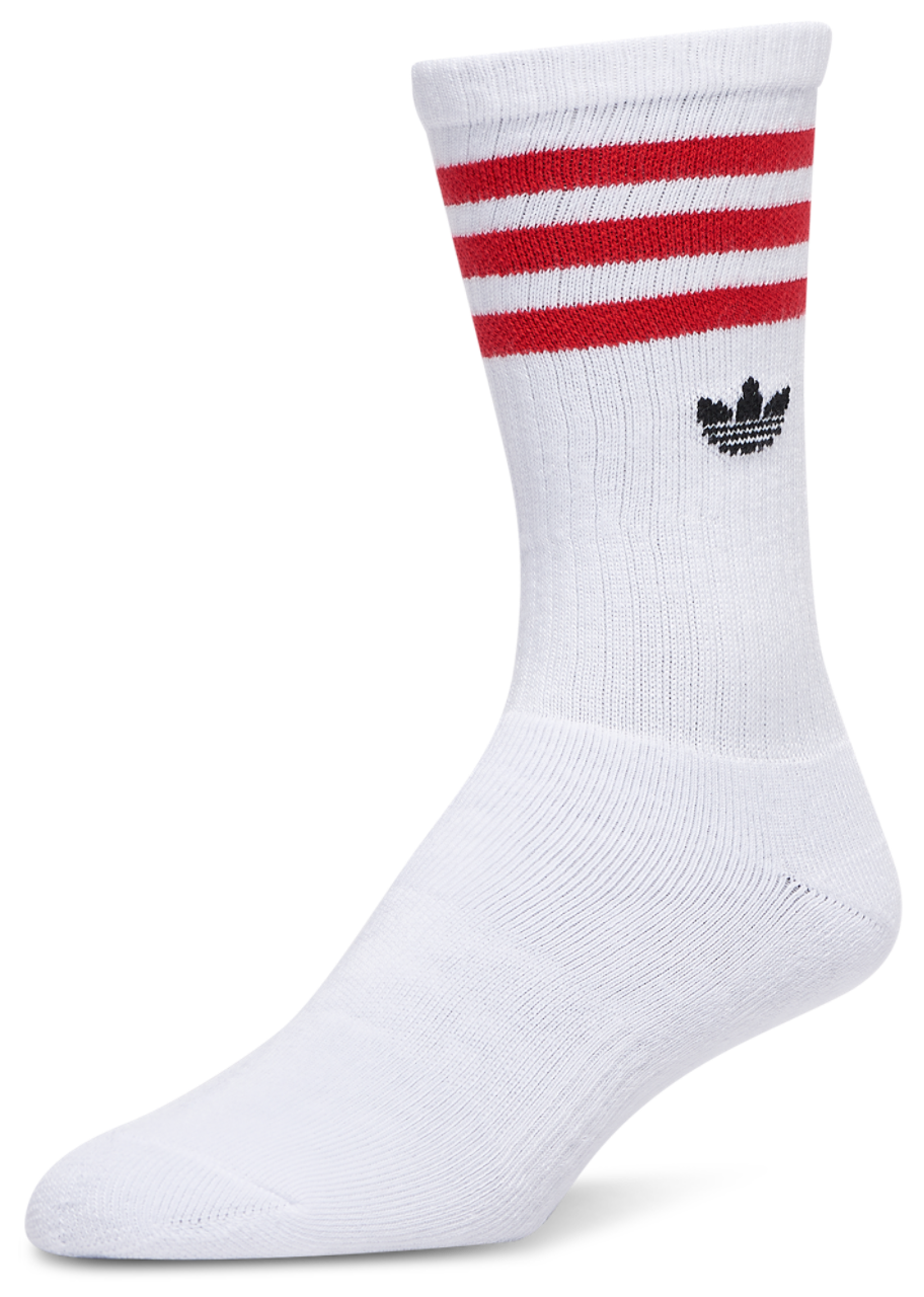 adidas Originals Trefoil Roller Crew Socks 6 Pack Image 2 of 7. Tap to open photo gallery.