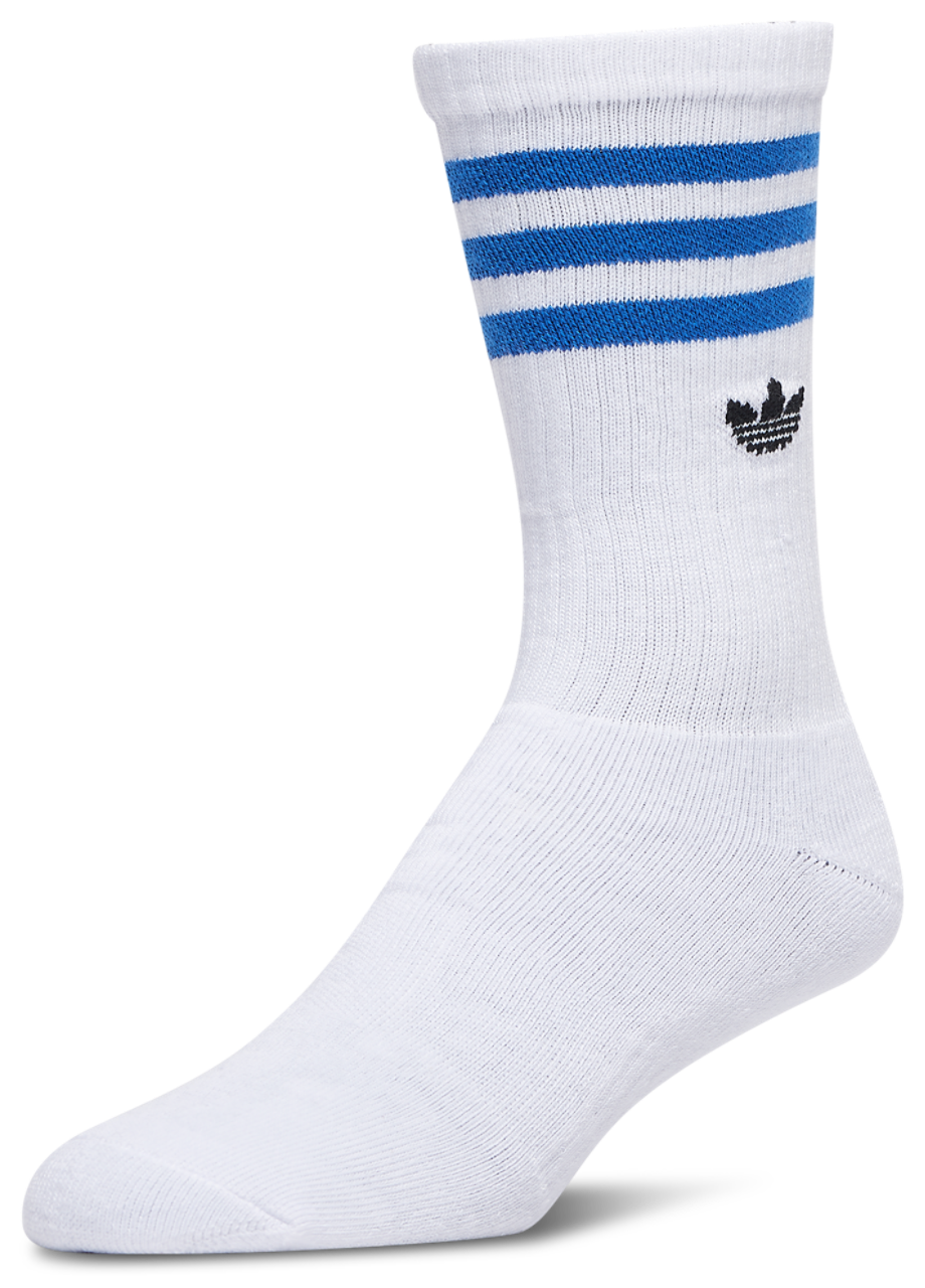 adidas Originals Trefoil Roller Crew Socks 6 Pack Image 3 of 7. Tap to open photo gallery.