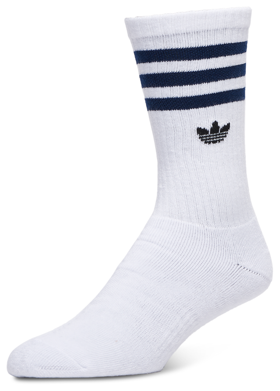 adidas Originals Trefoil Roller Crew Socks 6 Pack Image 4 of 7. Tap to open photo gallery.