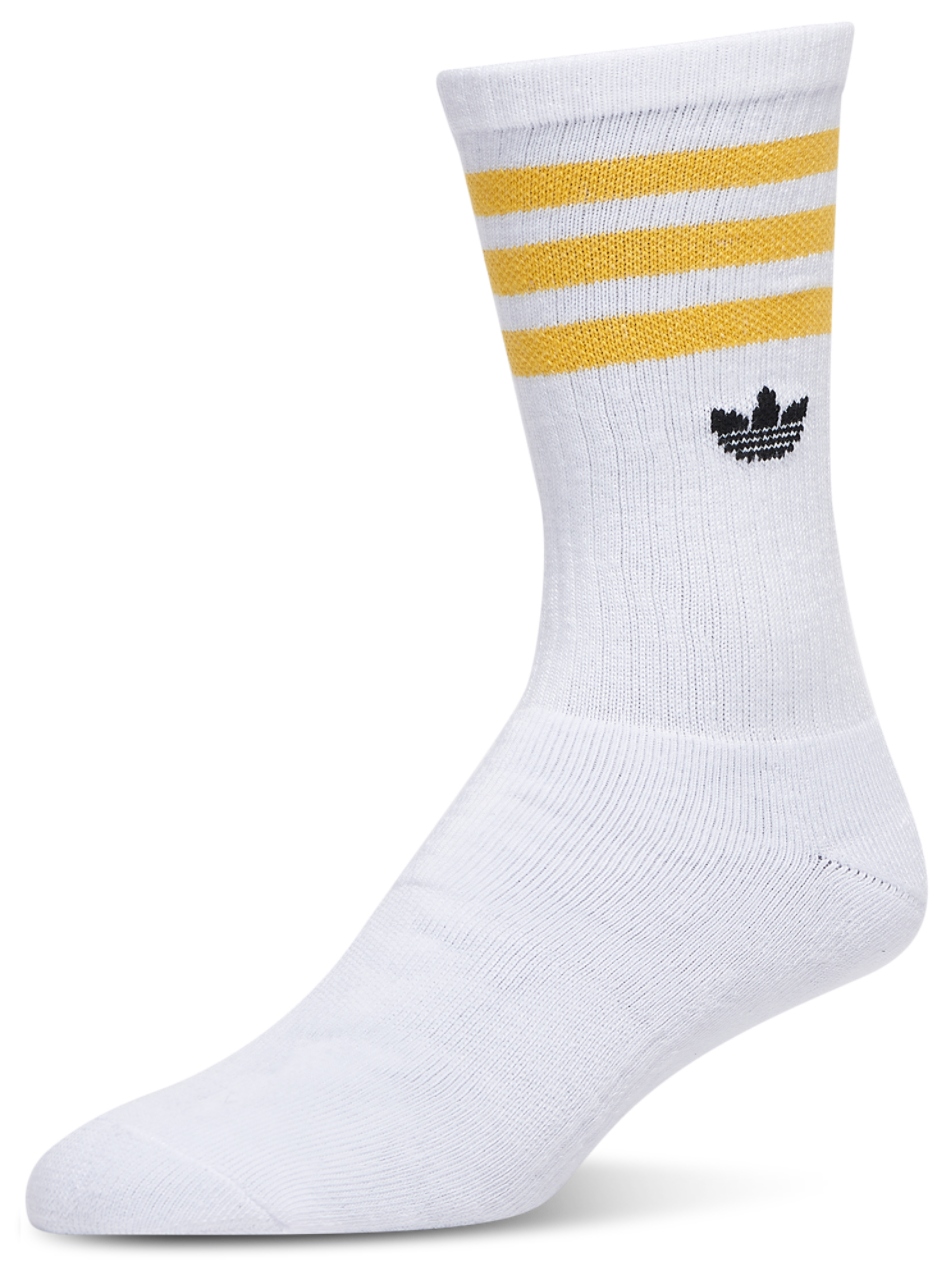 adidas Originals Trefoil Roller Crew Socks 6 Pack Image 5 of 7. Tap to open photo gallery.