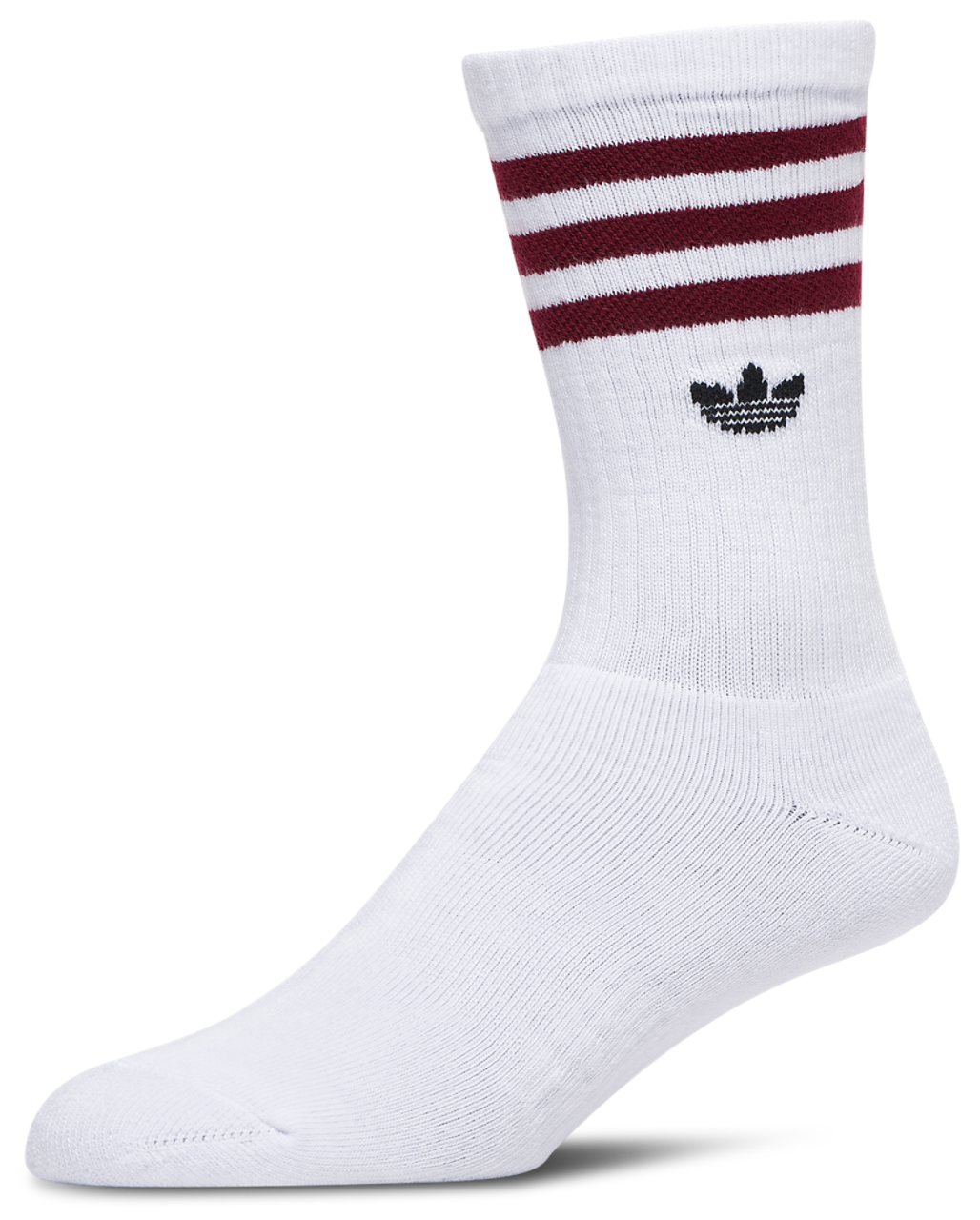 adidas Originals Trefoil Roller Crew Socks 6 Pack Image 6 of 7. Tap to open photo gallery.